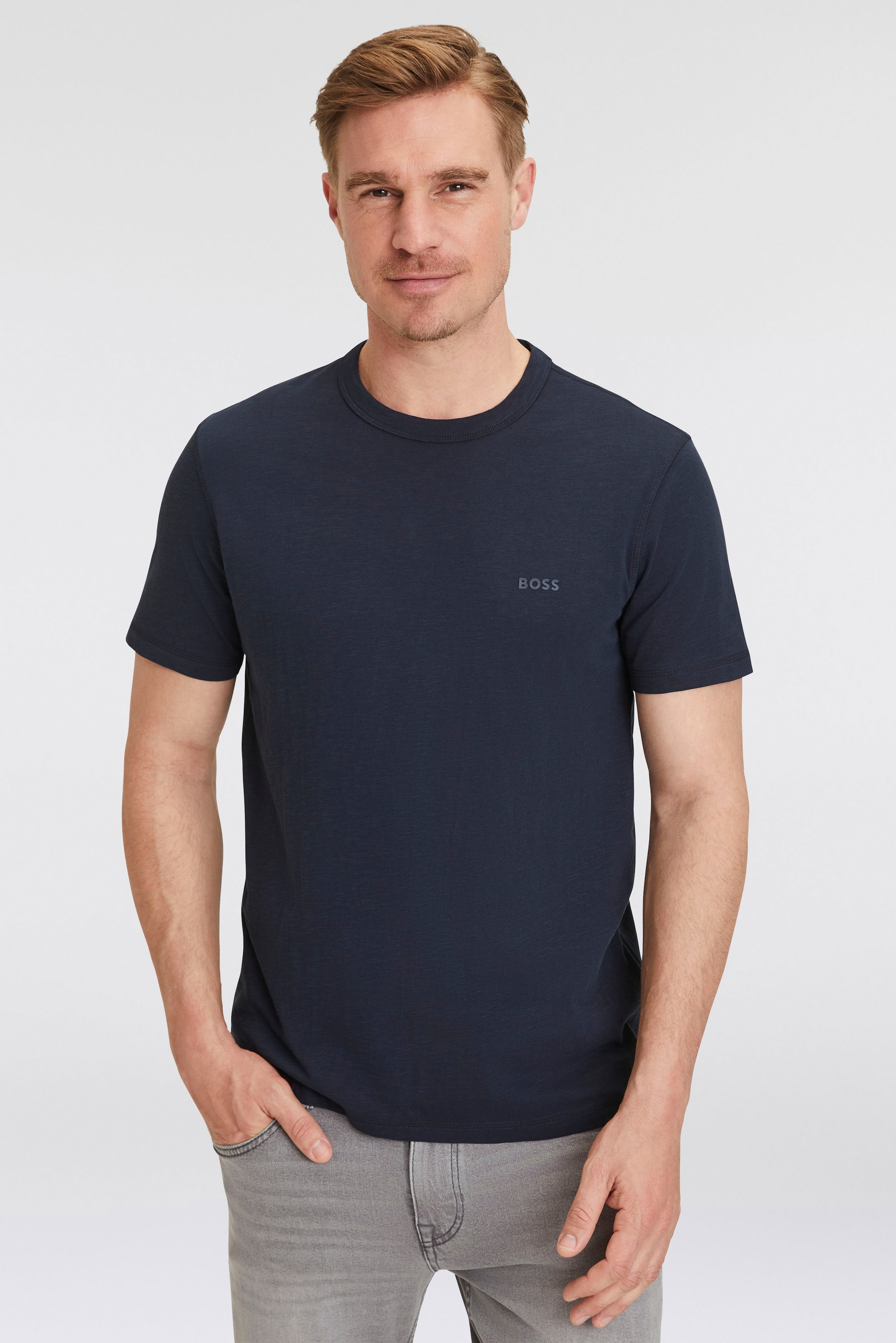 BOSS ORANGE T-Shirt »Tegood«, mit Rundhalsausschnitt