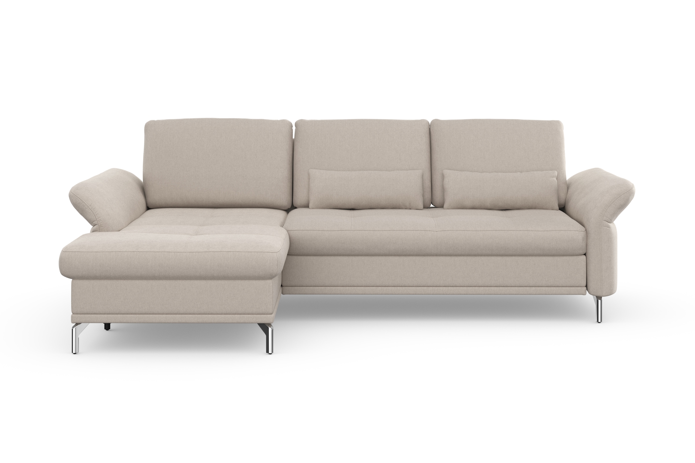 INOSIGN Ecksofa »Palm Beach L-Form« Federkern, mit Sitztiefenverstellung, wahlweise mit Bettfunktion