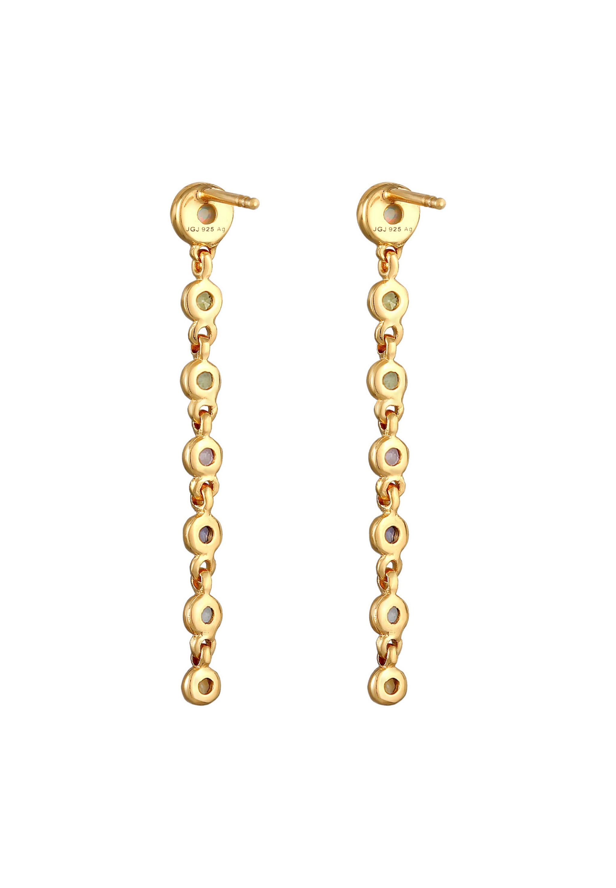 HAZE & GLORY Paar Ohrstecker »Ohrringe Ohrhänger - 54 Glam Edelstein 925 Silber«