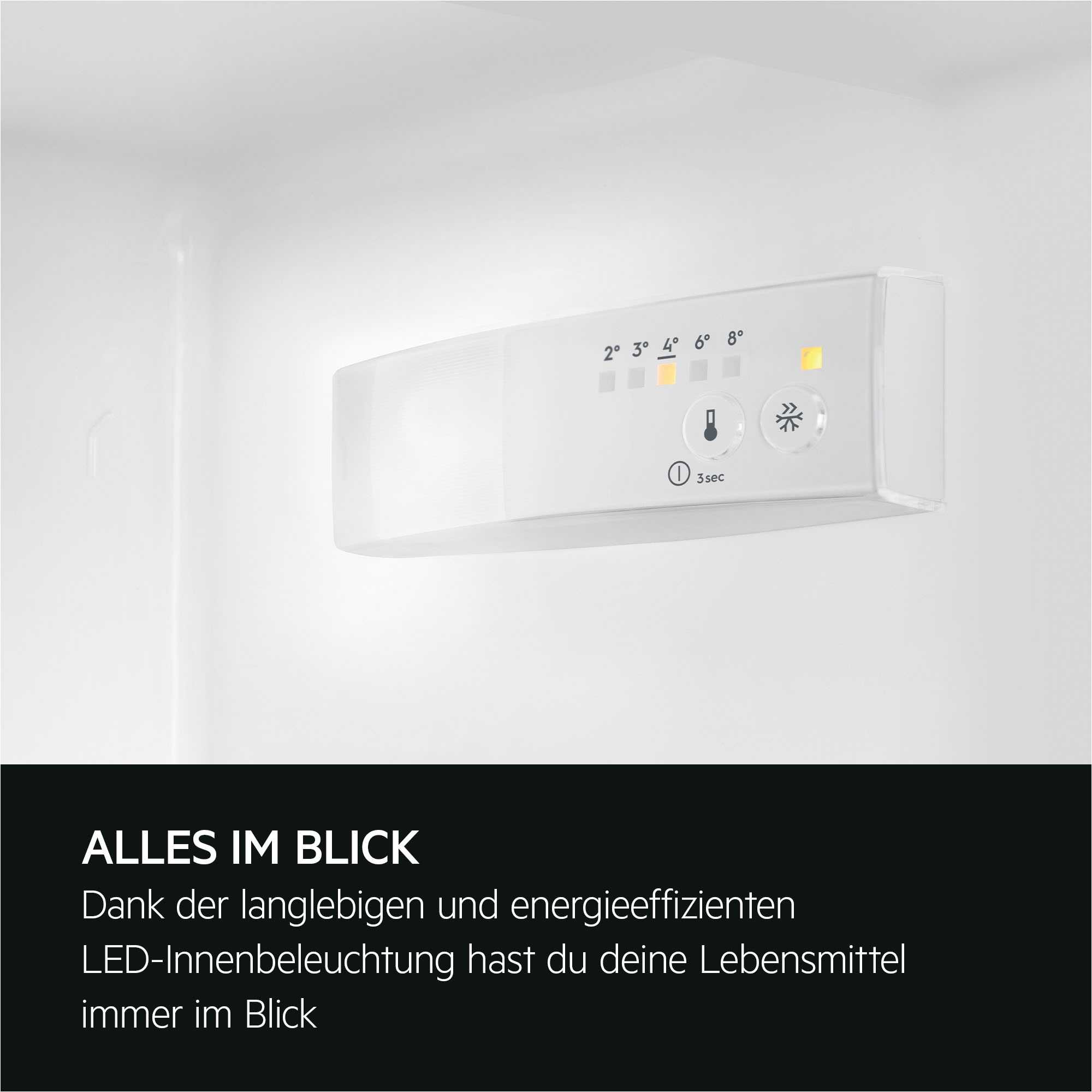 AEG Einbaukühlschrank 5000 »TF50S882DS« 87,3 cm hoch 54,8 cm breit OptiSpace ermöglicht dir eine flexible Nutzung des Kühlraums