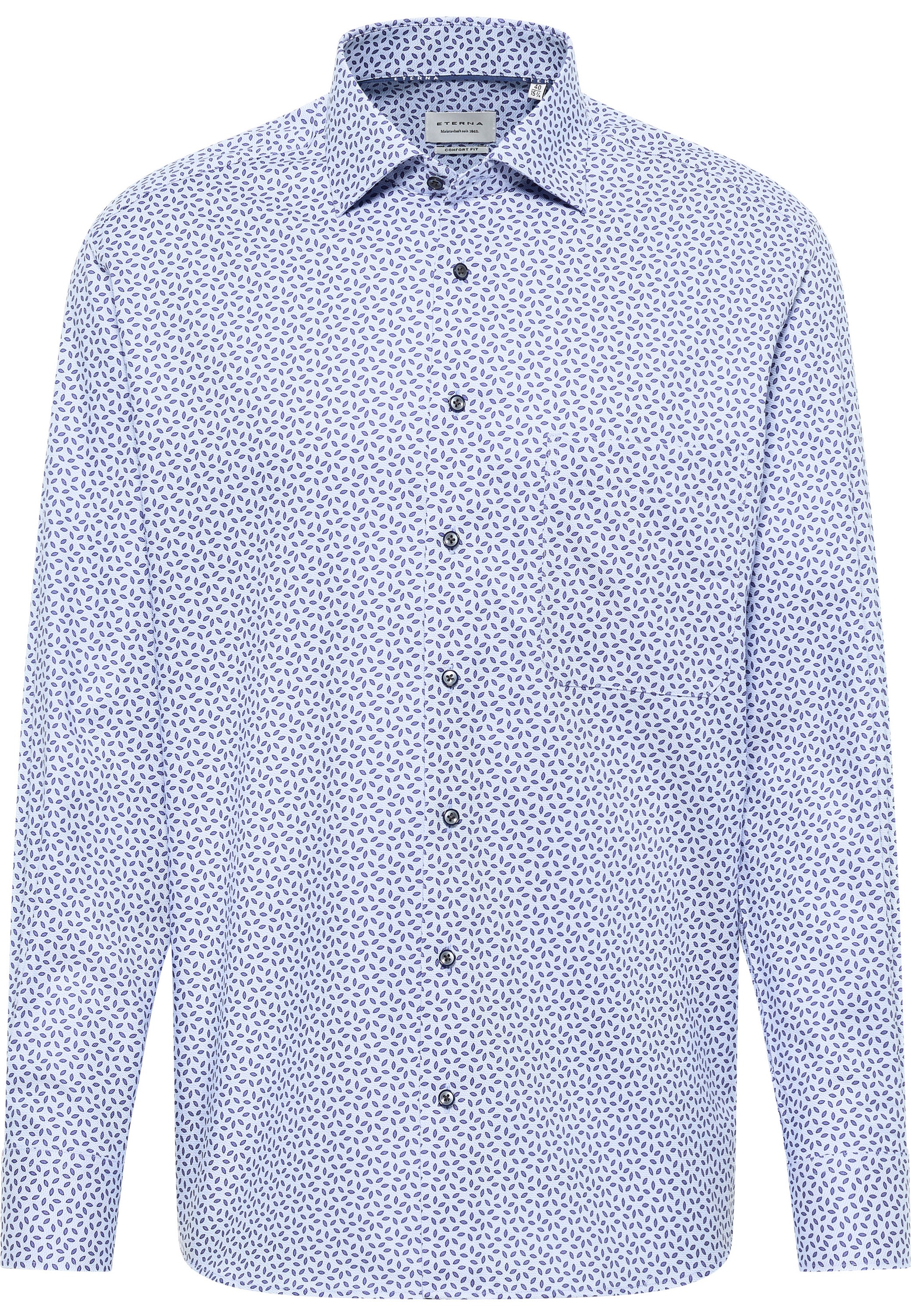 Eterna Langarmhemd »COMFORT FIT«, NON IRON (bügelfrei)