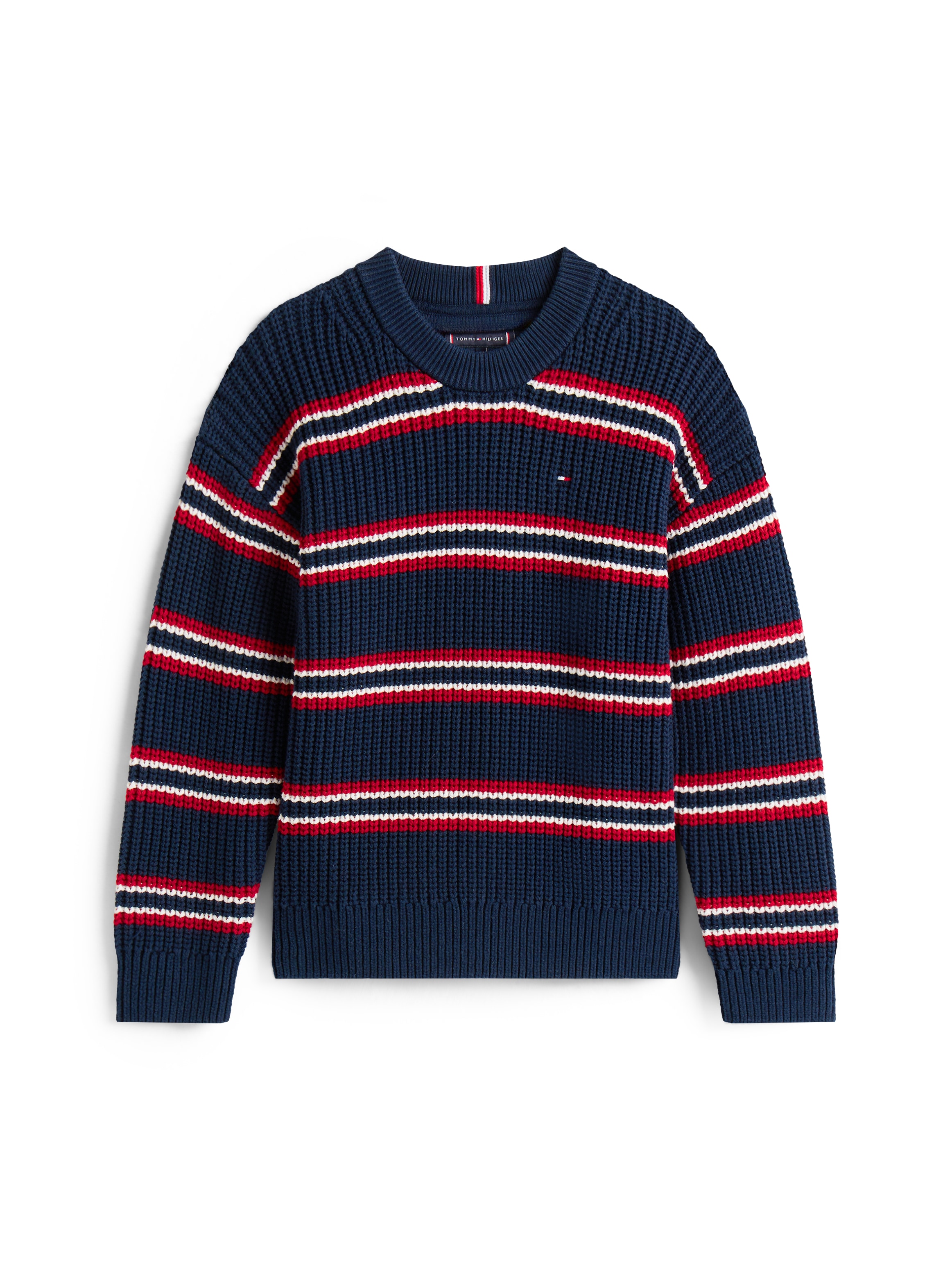 Tommy Hilfiger Strickpullover »HALF CARDIGAN C-NECK SWEATER«, Kinder bis 16 Jahre