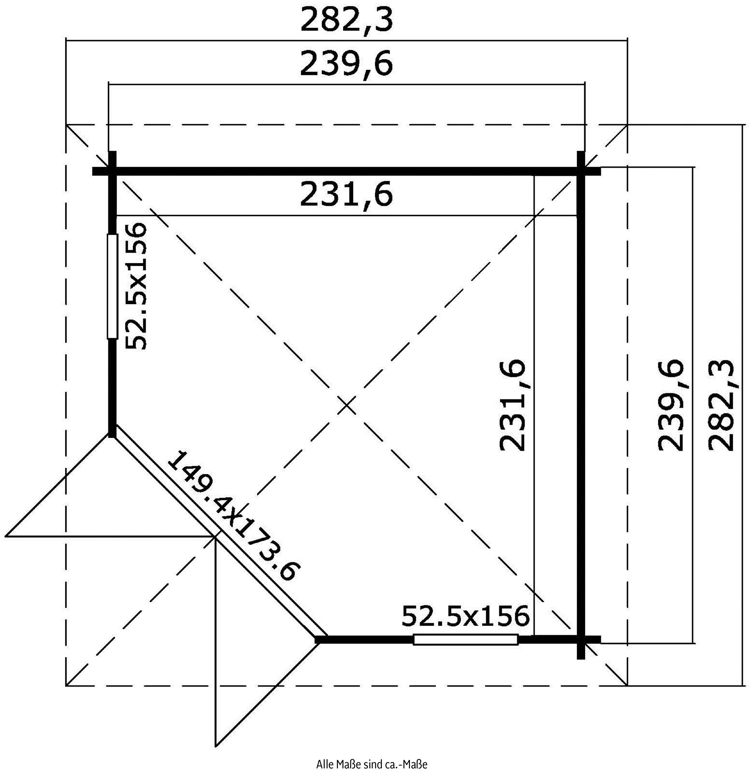 LASITA MAJA Gartenhaus »OBAN«