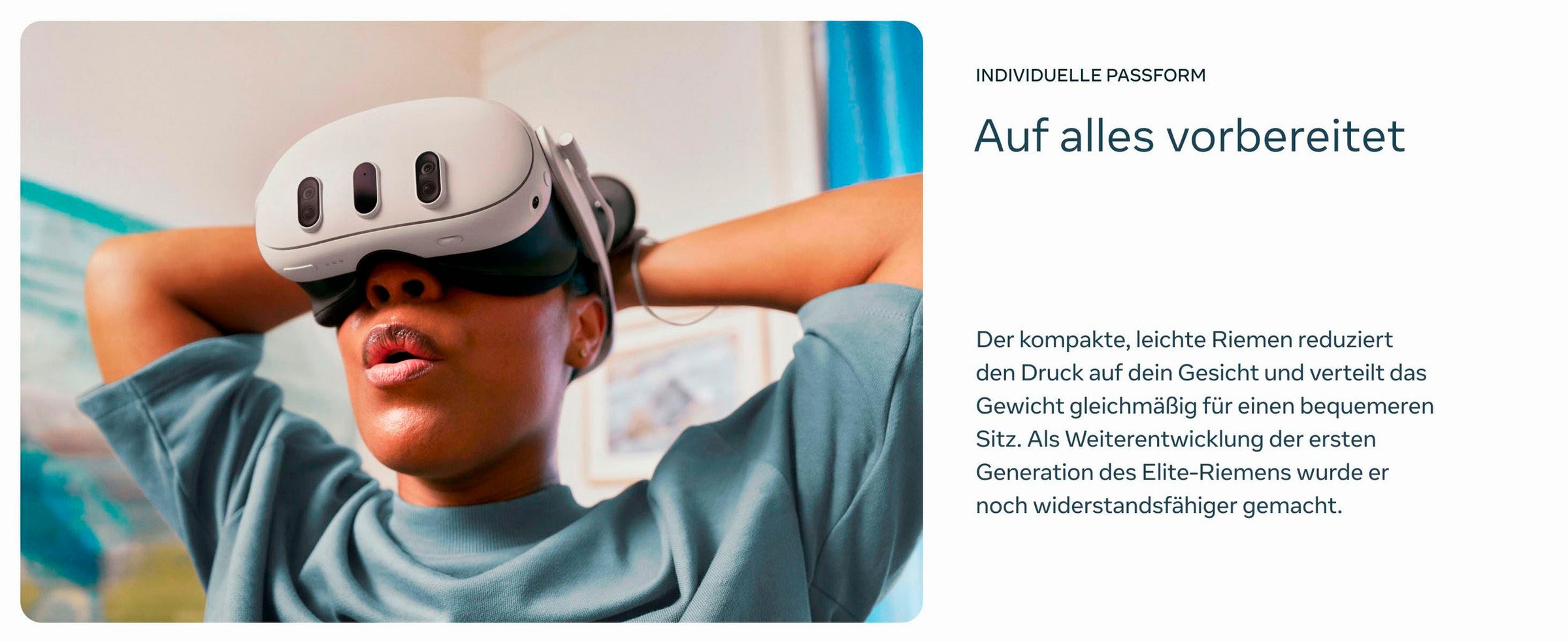 Meta Virtual-Reality-Brille »Quest 3 128 GB + Elite-Riemen mit Akku (Elite Strap with Battery)«