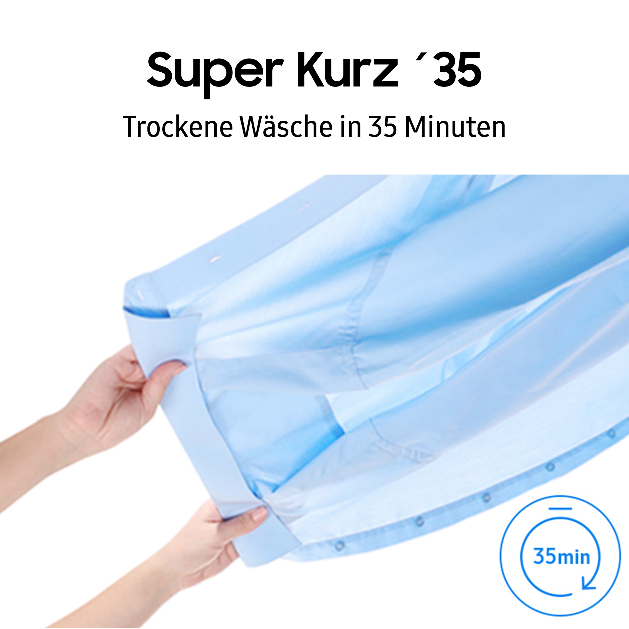 Samsung Wärmepumpentrockner »DV81CGC2B0AE«, DV5000C, 8 kg, Air Refresh & Hygiene-Programm