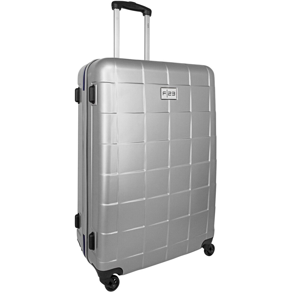 F23™ Hartschalen-Trolley »Wave 3.0, 78 cm, silberfarben«, 4 Rollen