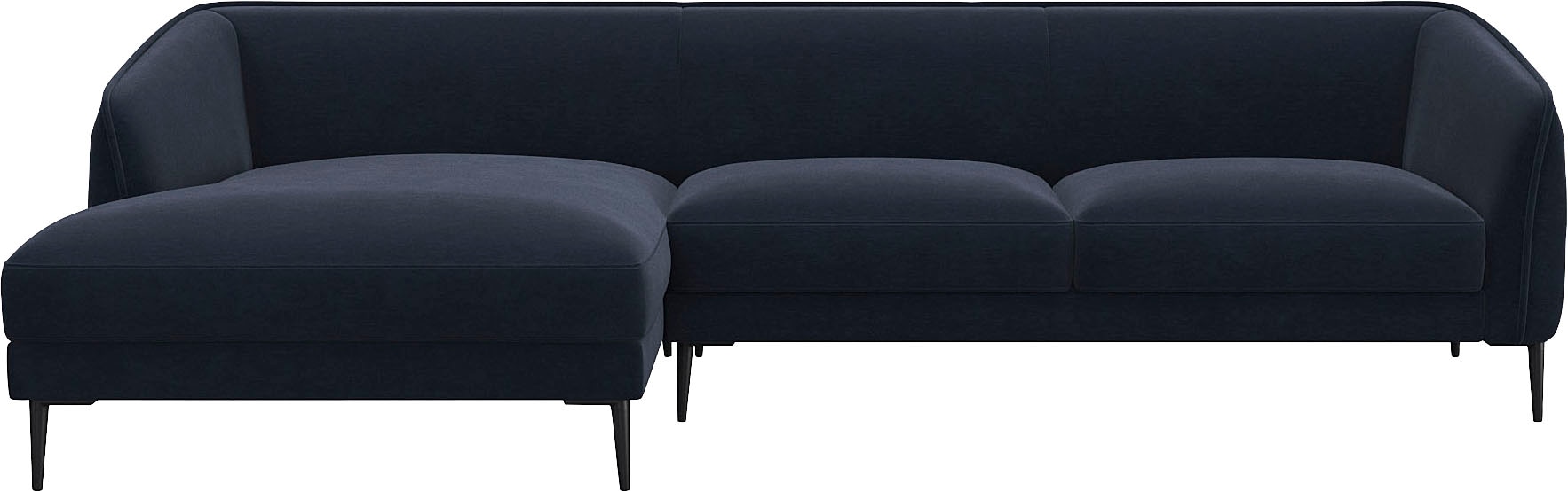 FLEXLUX Ecksofa »Belle Designsofa, L-Form, B/T 288/149 cm«, Skandinavisches Design, In...