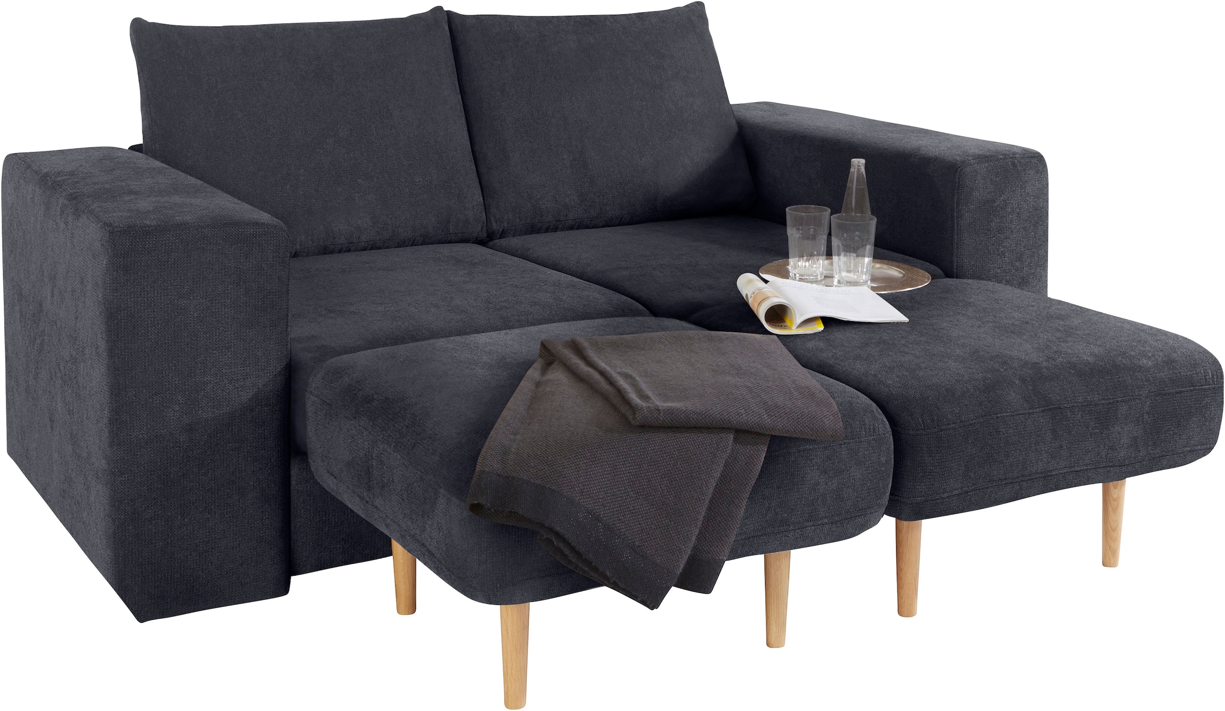 LOOKS by Wolfgang Joop 2,5-Sitzer »Looksv« Verwandlungssofa: aus Sofa wird Sofa mit 2 Hockern