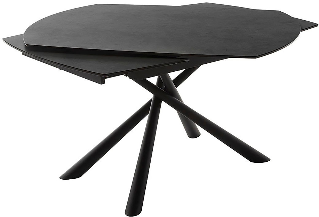 MCA furniture Esstisch »NICOSIA Vierfußtisch 130-190 cm«, (Einzelstück), Keramik, Metall, Rotationsauszug, ausziehbar, Tischplatte 11 mm