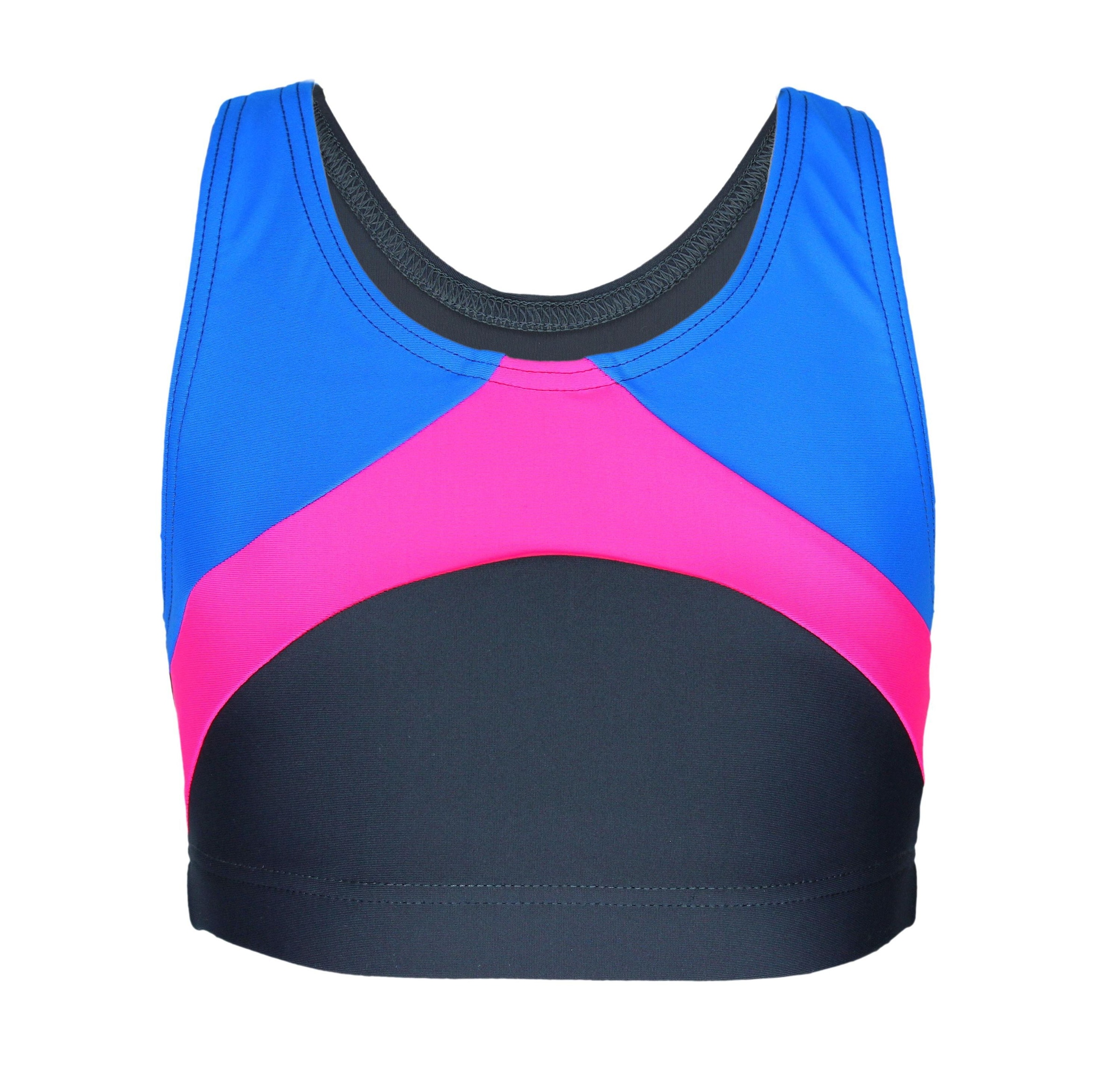 AQUARTI Bustier-Bikini »Bikini Mädchen Sport Bikini Racerback Bustier & Bikinislip«
