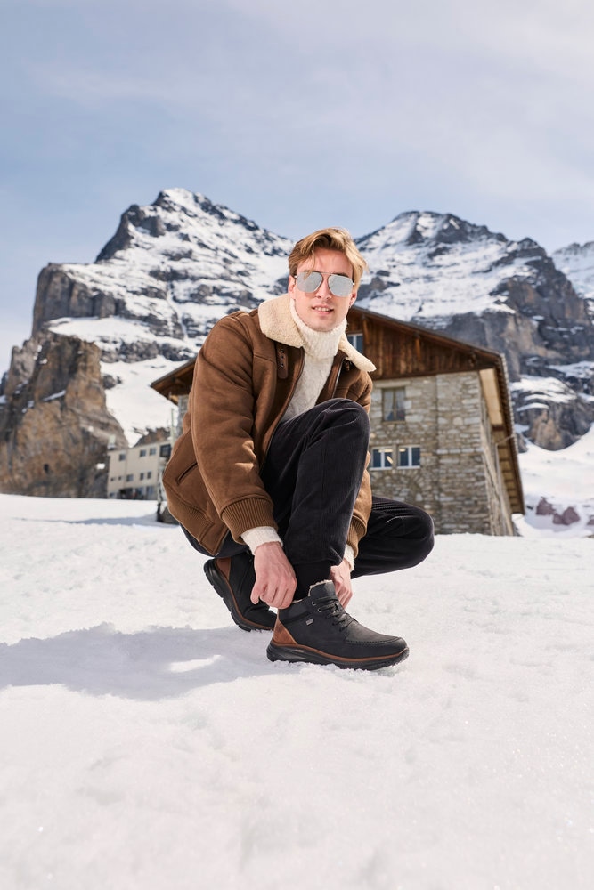 Rieker Winterboots  Schnürboots, High Top Sneaker mit wasserabweisender riekerTEX-Membran