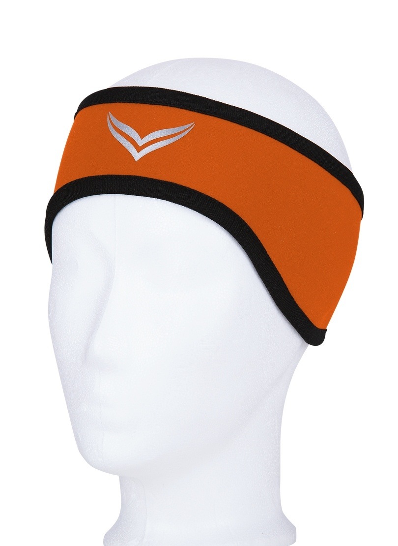 Trigema Damen Stirnband »TRIGEMA Softshell-Stirnband« 1 Stk. tlg. in orange, Größe 3