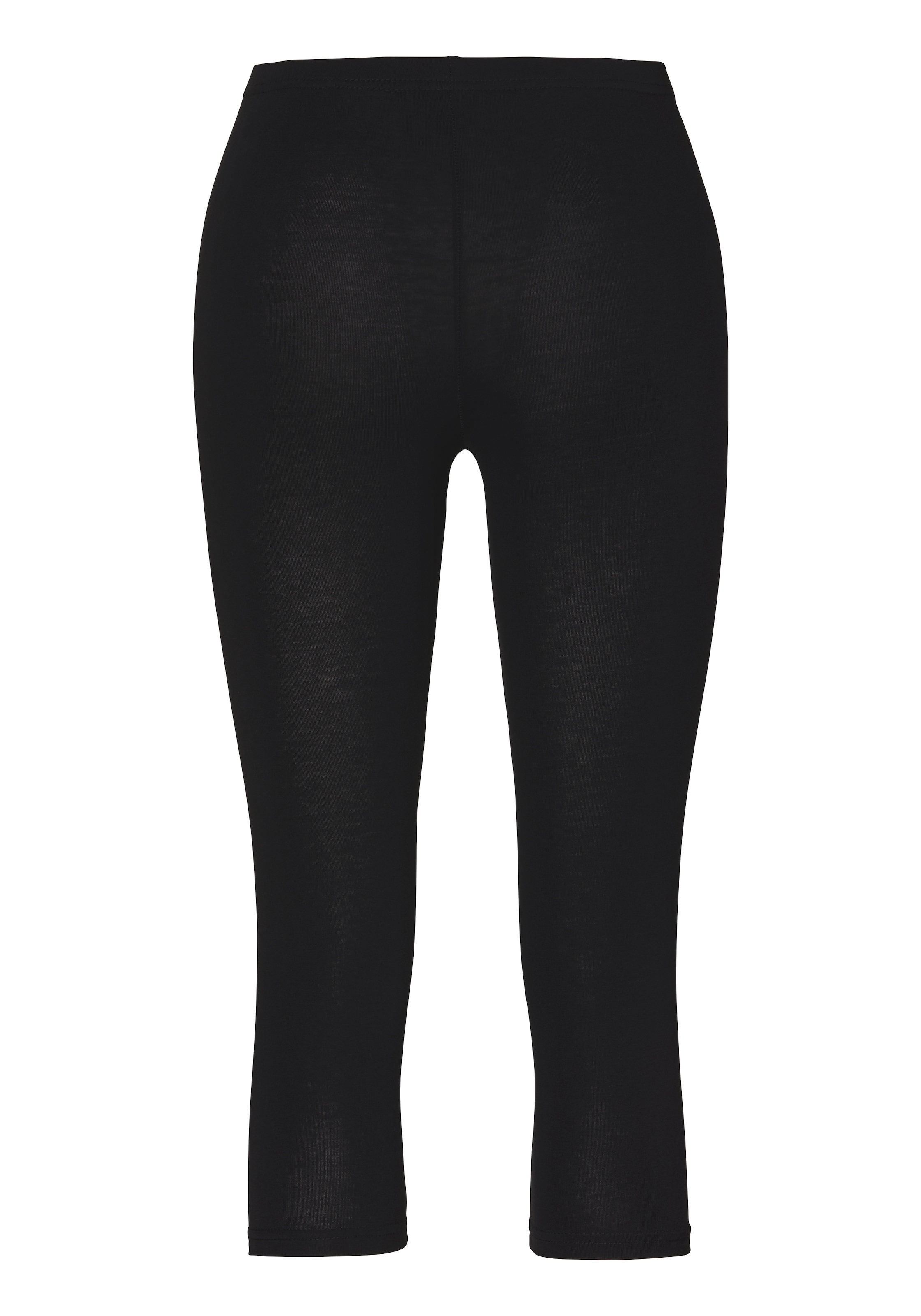 Sarlini 3/4-Leggings, Damen Capri ¾ Legging aus weicher, bequemer Baumwolle. Tragekomfort.