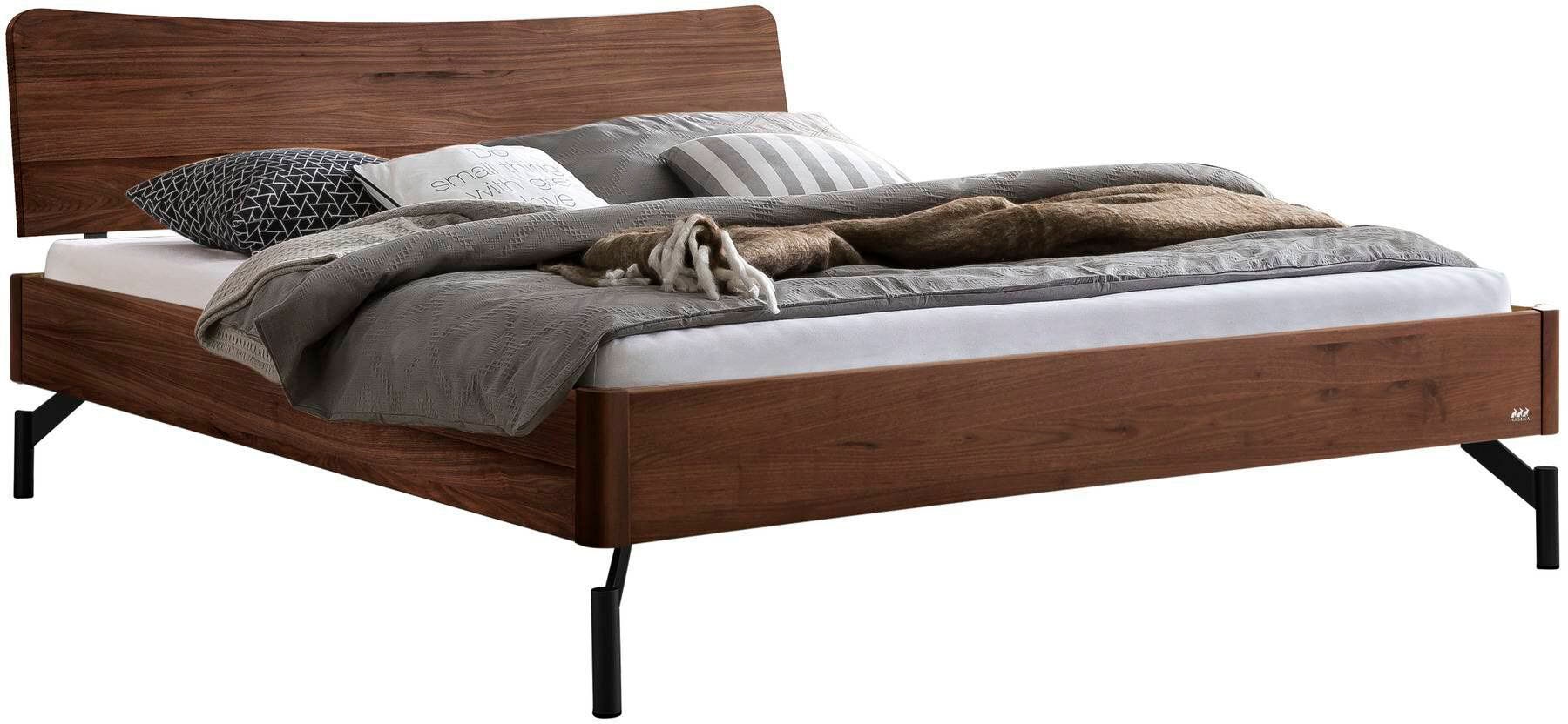 Hasena Holzbett »Albinia« Massivholzbett Albinia in braun, Größe Liegefläche B/L: 160 cm x 200 cm