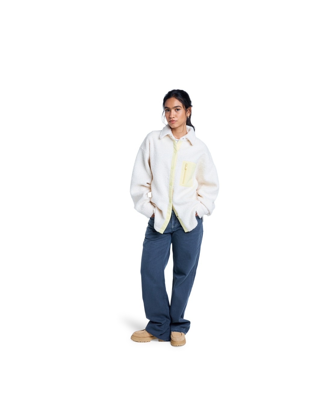 Roxy Strickfleece-Pullover »Polar Shacket«