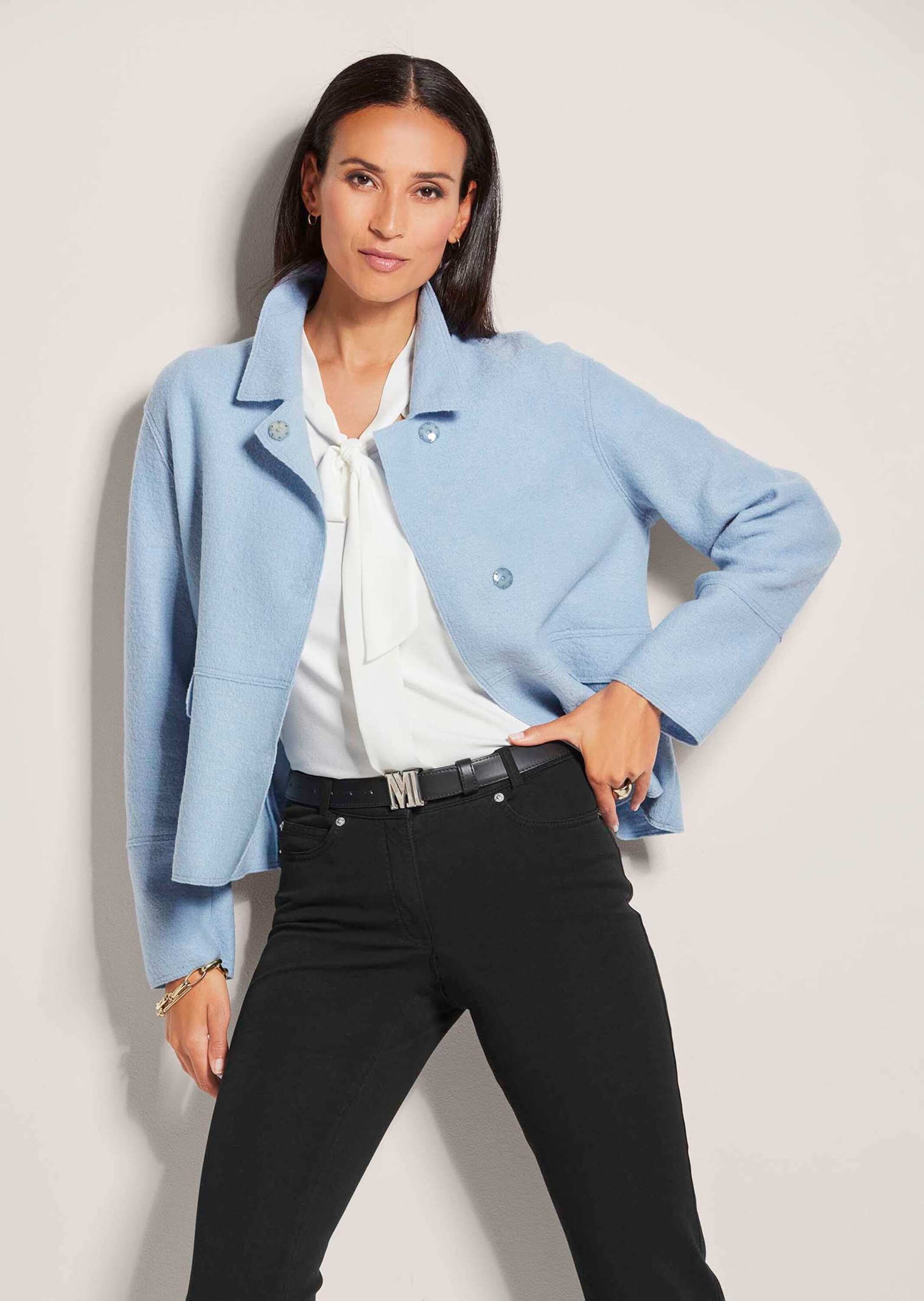 MADELEINE Kurzblazer »Blazer Kurzblazer aus Wolle«