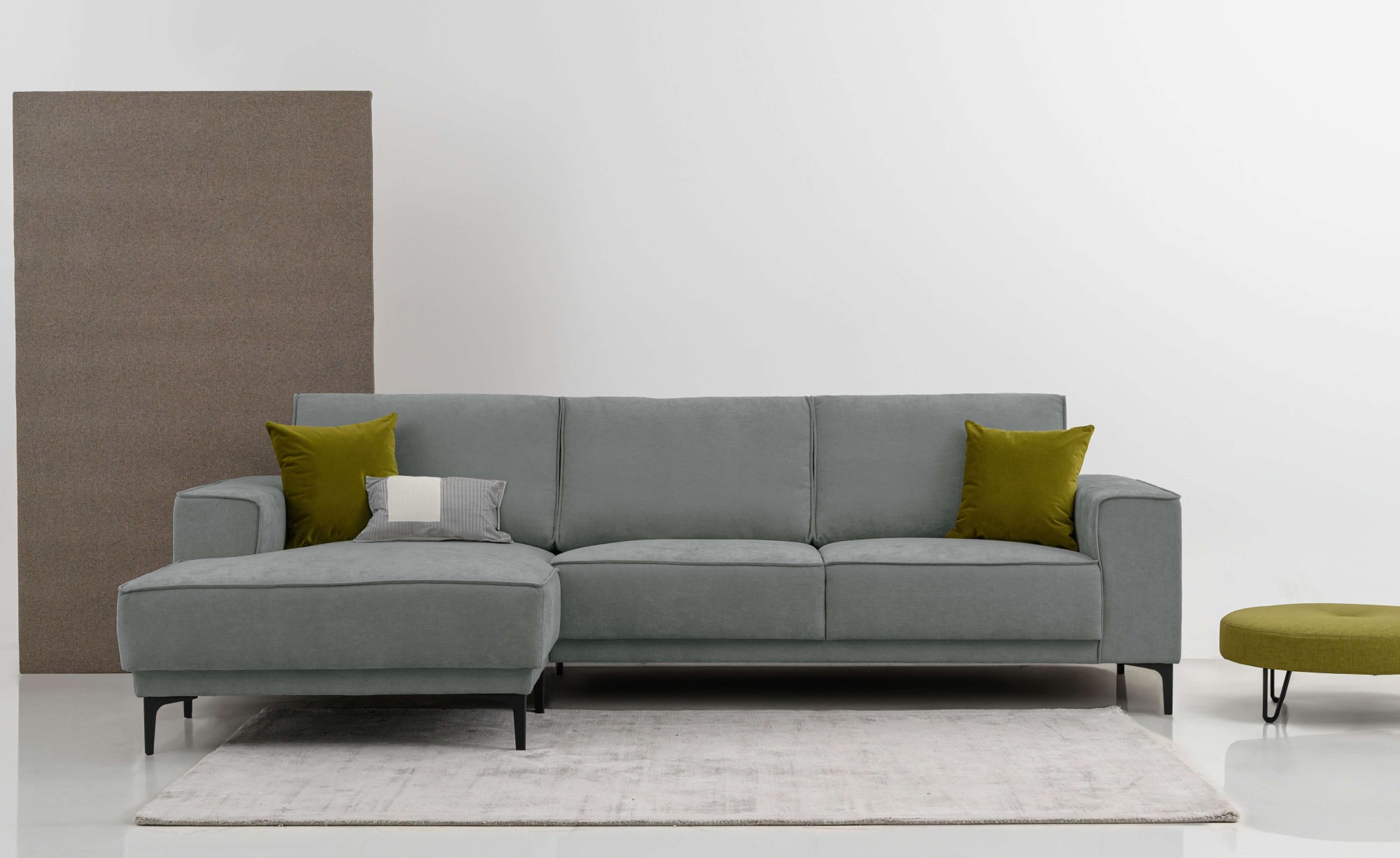 Places of Style Ecksofa »Oland«, 280 cm, im zeitlosem Design und hochwertiger Verabeitung