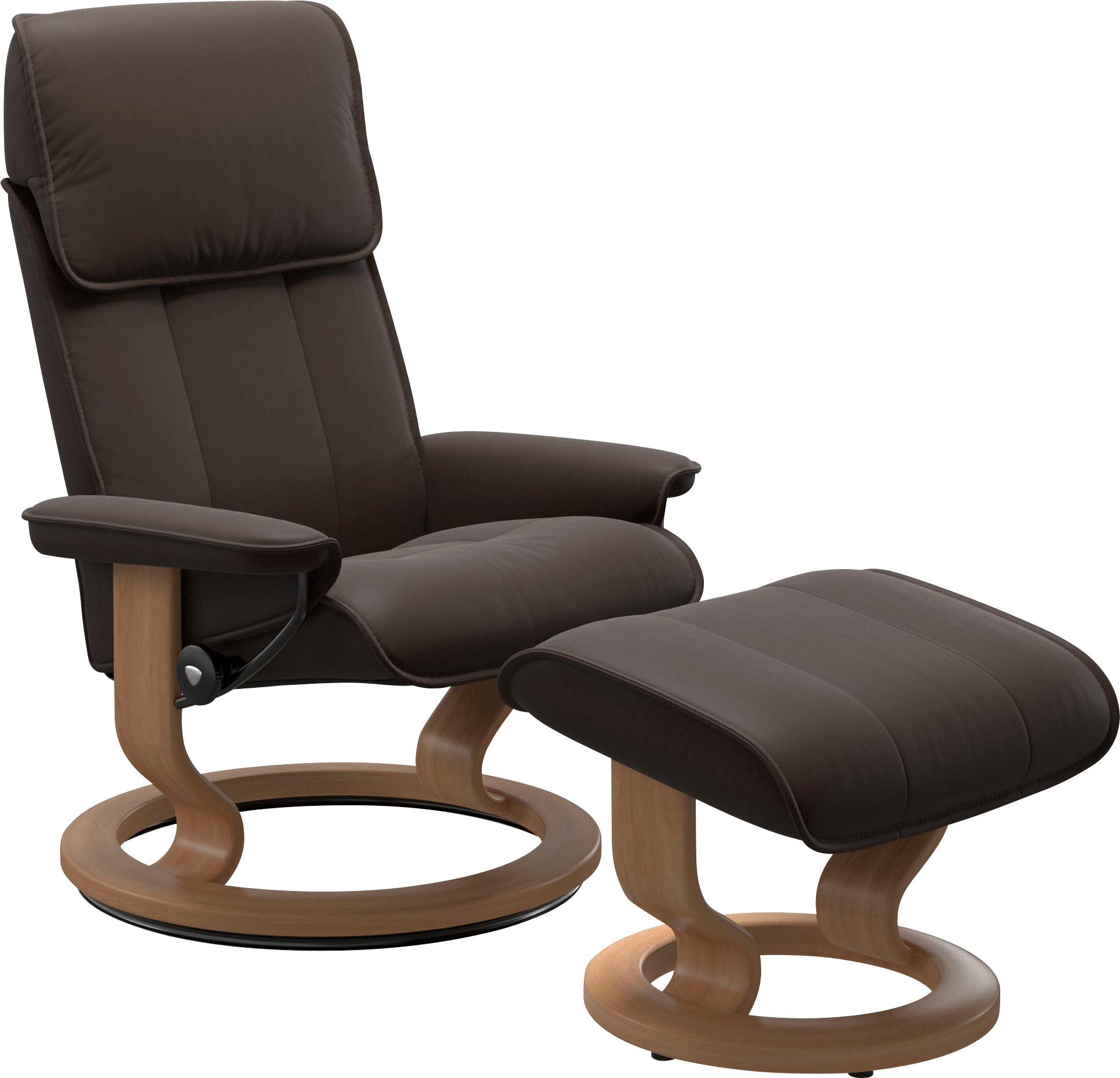 Stressless® Relaxsessel »Admiral« mit Classic Base, Größe M & L, Gestell Eiche