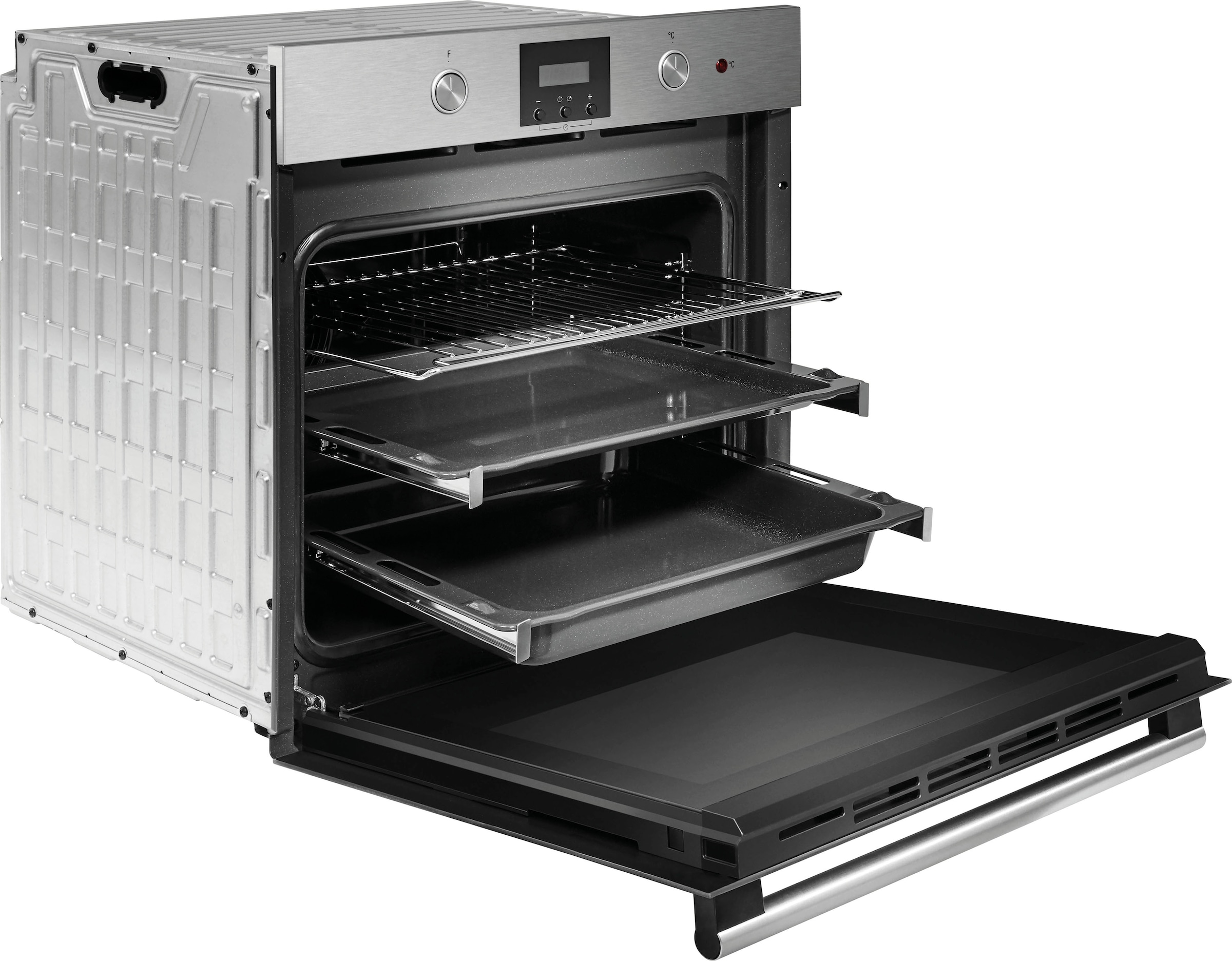 BAUKNECHT Einbaubackofen  »BAR2 KN5V2 IN«, mit 2-fach-Teleskopauszug