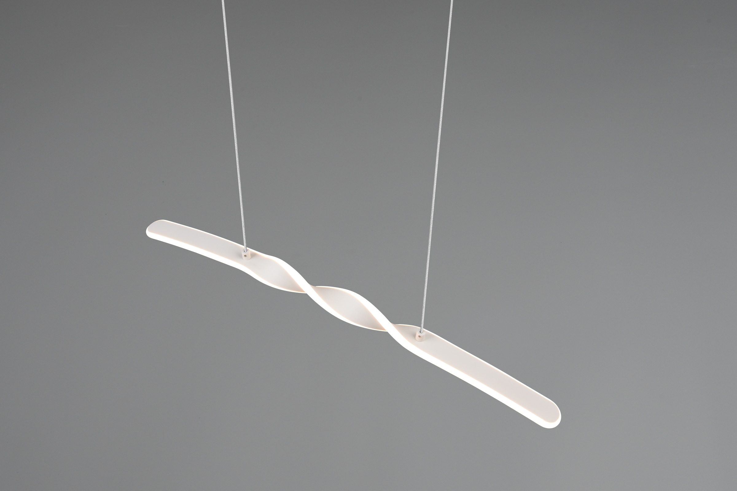 OTTO home LED Pendelleuchte »ADELLA, LED Hängelampe 20W 2500 Lumen CCT 2700-6500K Lichtfarbe« LED-Board 1 Stk. warmweiß - kaltweiß Fernbedienung, dimmbar, Nachtlicht Memoryfunktion, Metall warm grey