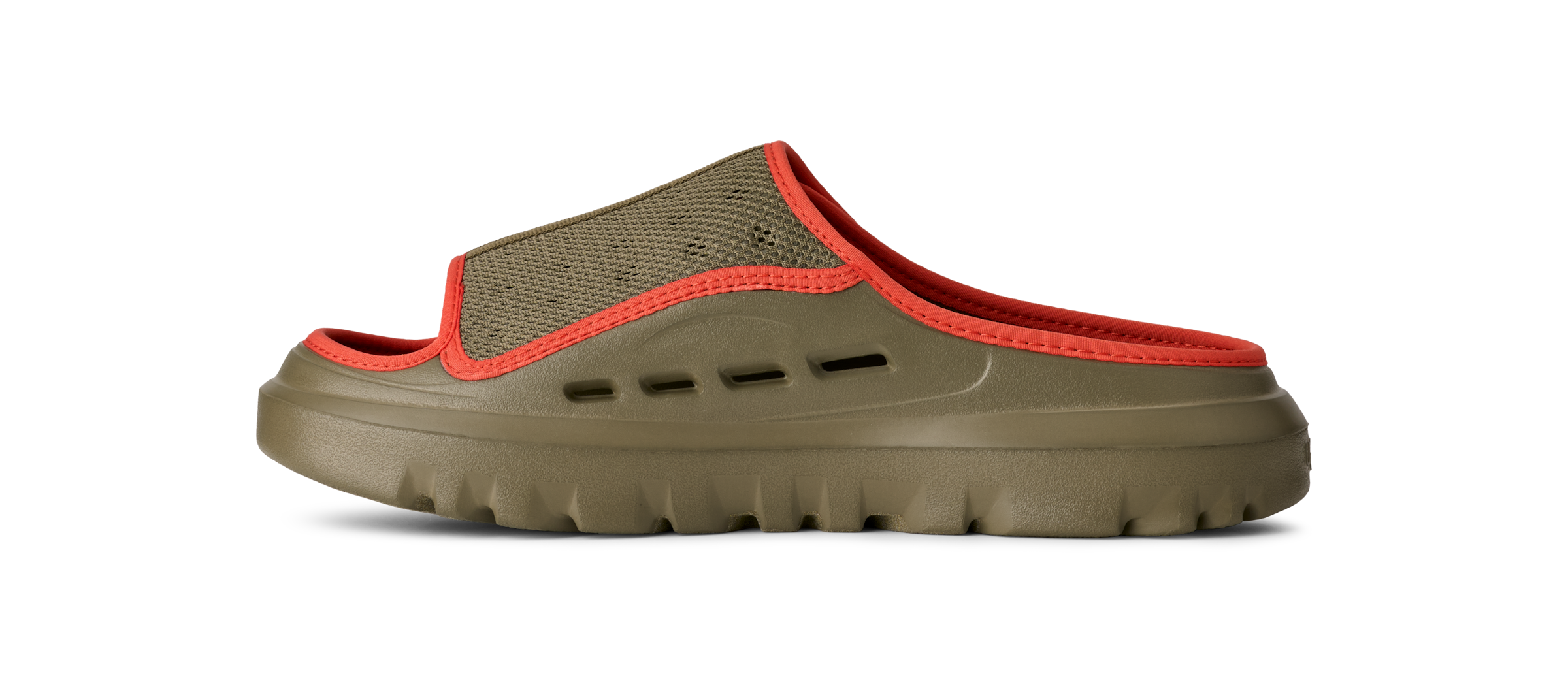 UGG Pantolette »PEAKMOD SLIDE«  Mule, Sabot mit Textil-Einfass