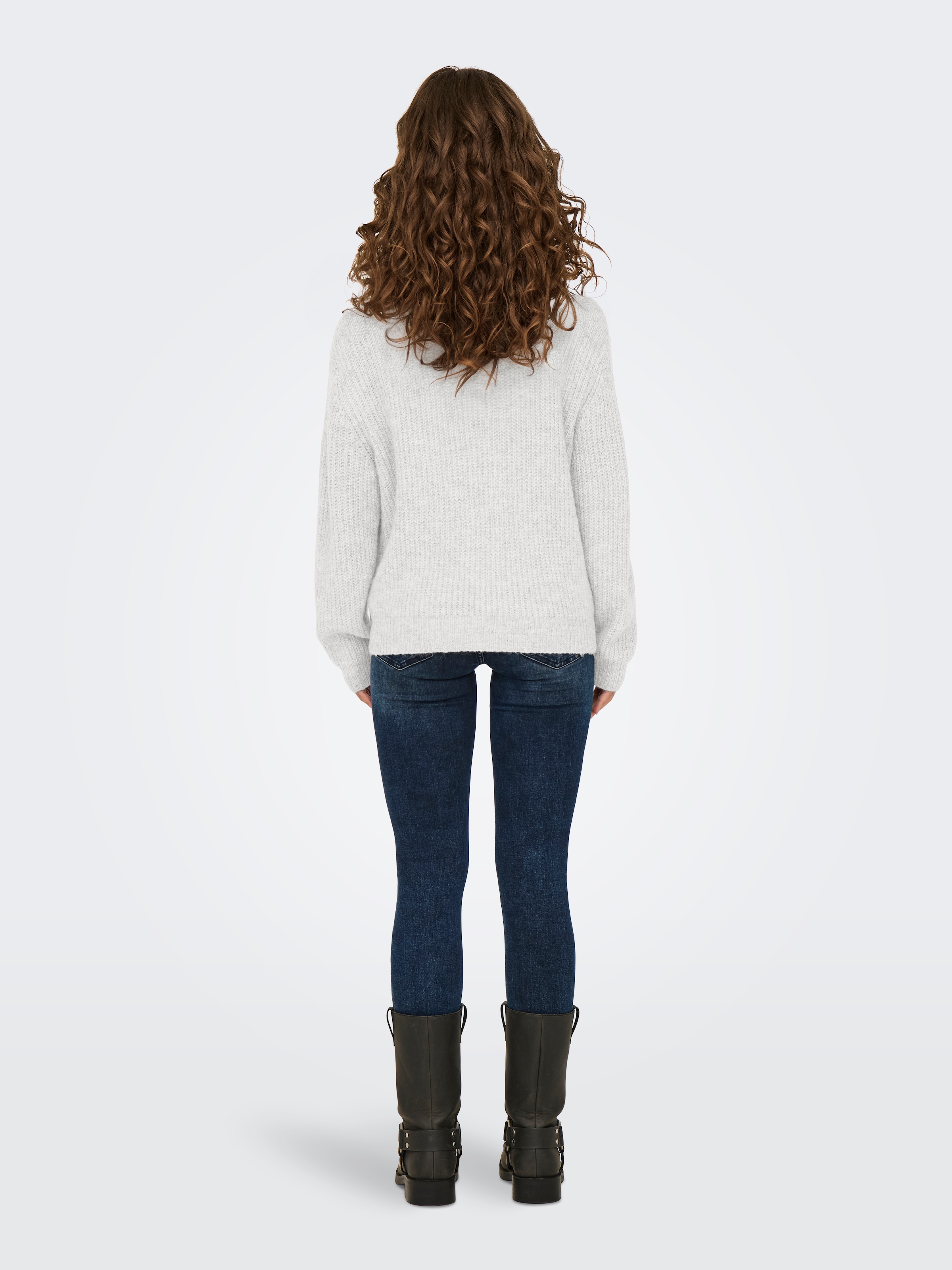 ONLY Strickpullover »ONLBAKER L/S ZIP PULLOVER KNT NOOS«