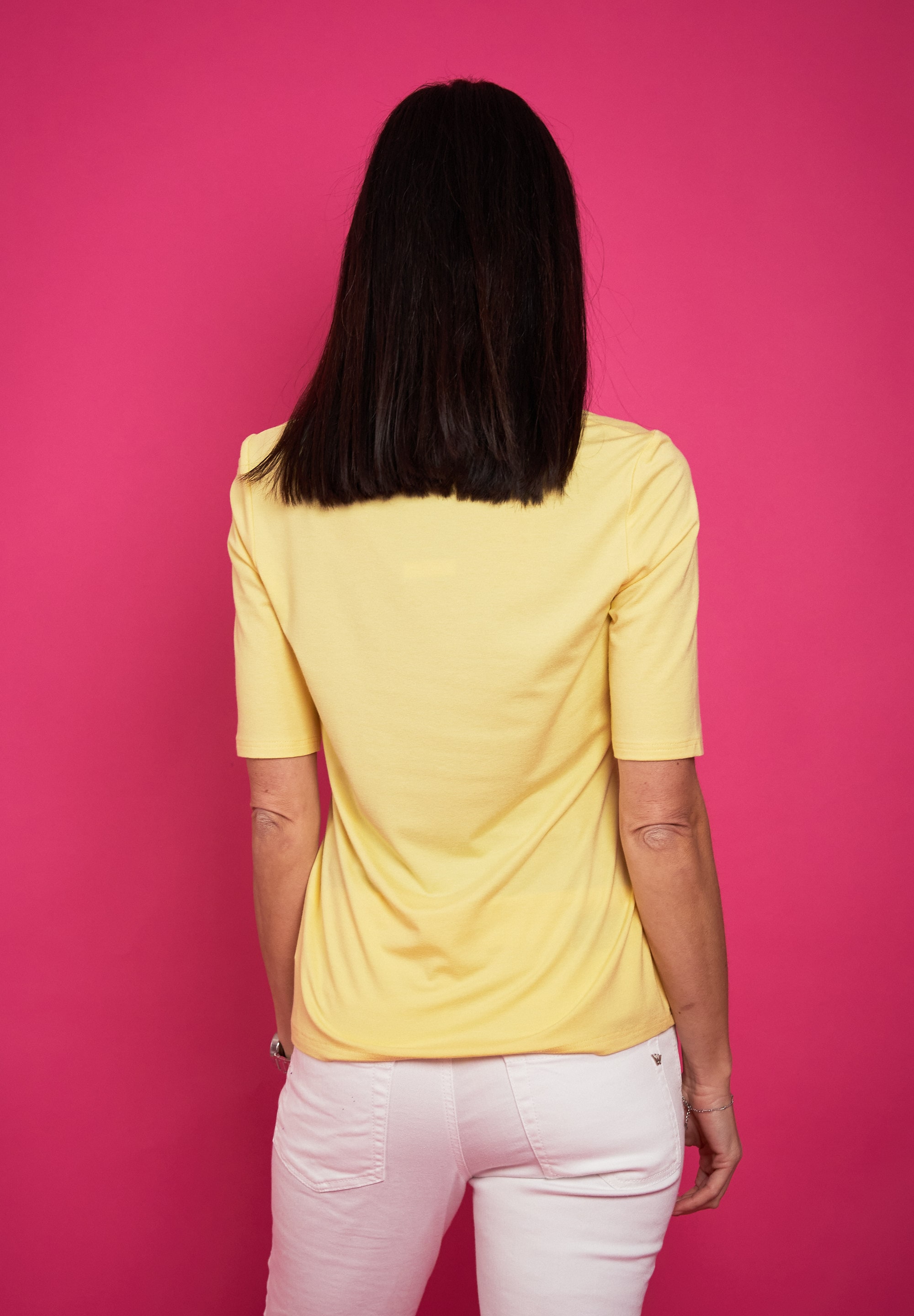 Seidel Moden V-Shirt, mit Halbarm aus softem Material, MADE IN GERMANY