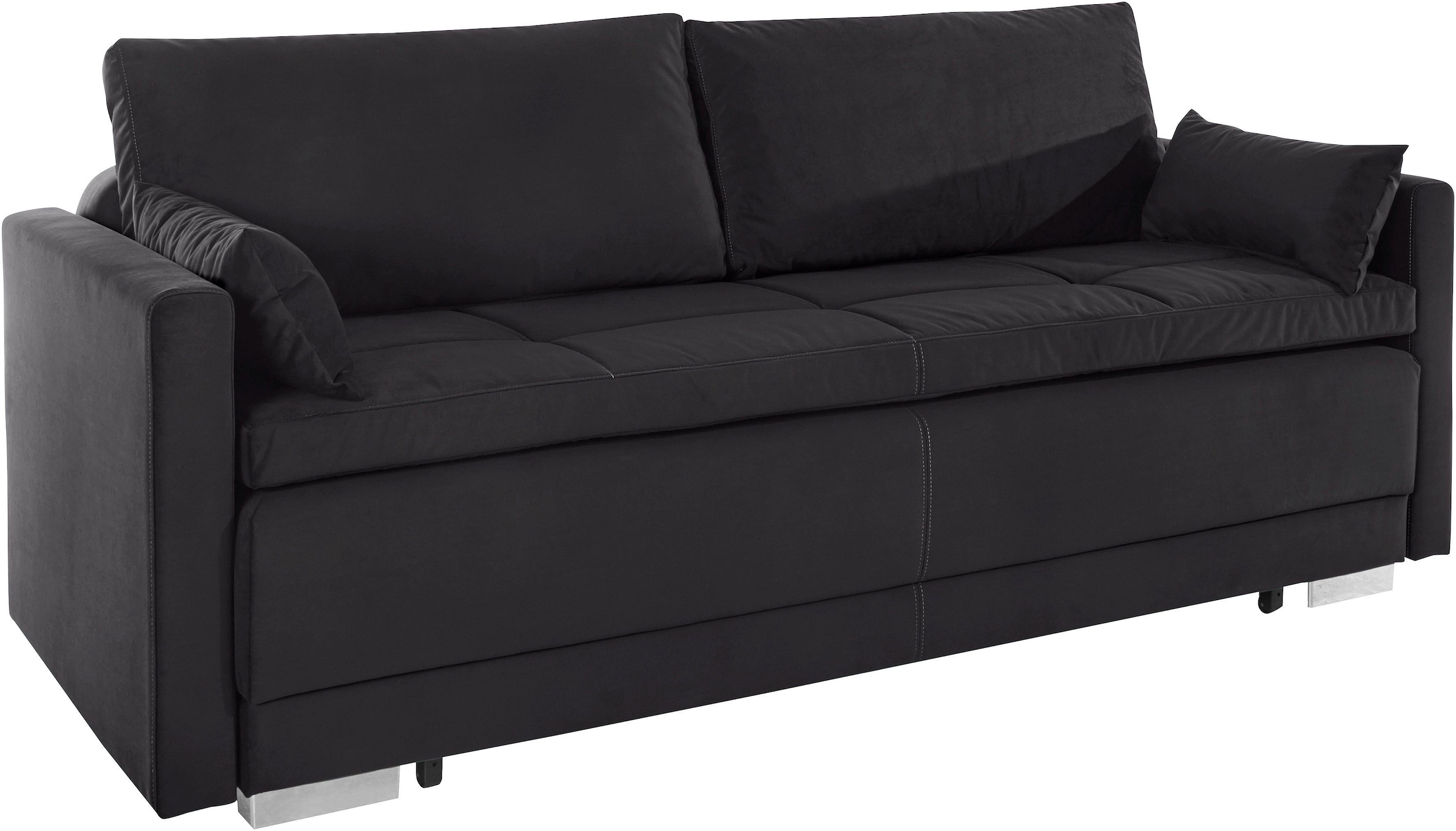 INOSIGN Schlafsofa »Berlin«, mit Boxspringaufbau, Bettfunktion & Bettkasten, Dauerschlafsofa