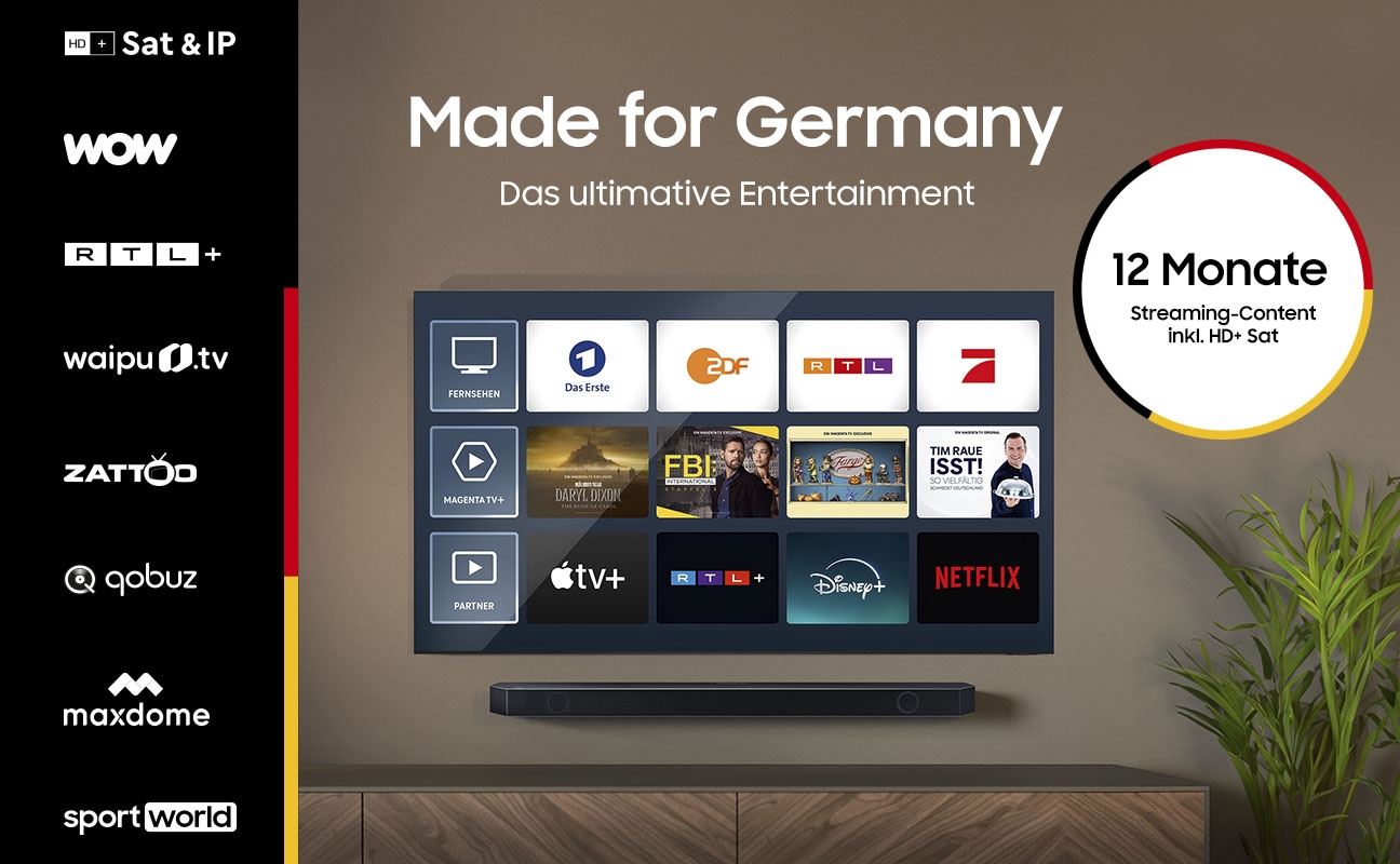 Samsung QLED Mini LED-Fernseher »GQ98QN90DAT«, 4K Ultra HD, Smart-TV, Neural Quantum 4K AI Gen2 Prozessor, Gaming Hub, bis zu 144Hz