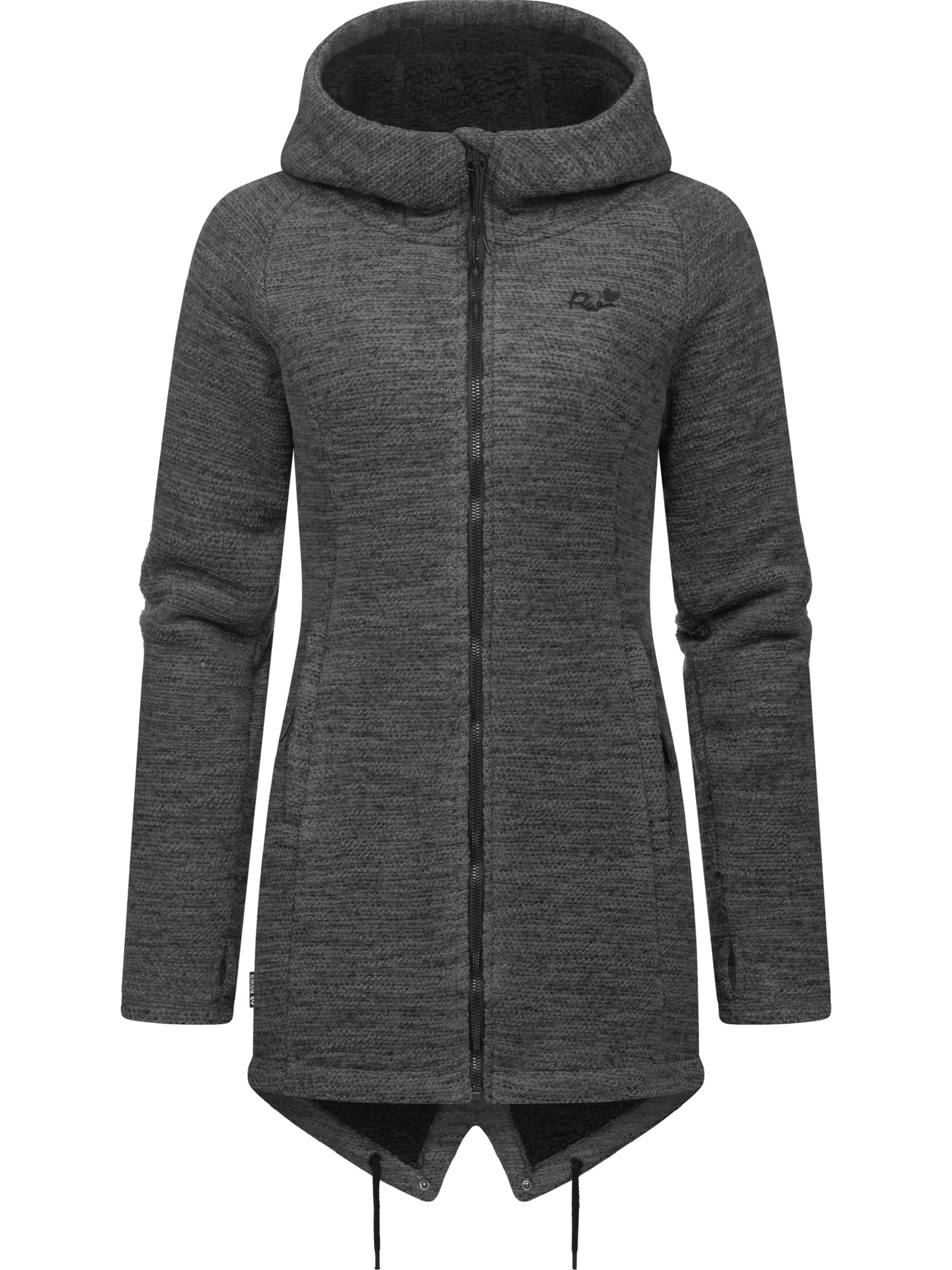 Ragwear Kapuzensweatjacke »Kapuzenstrickjacke Wingi Melange«