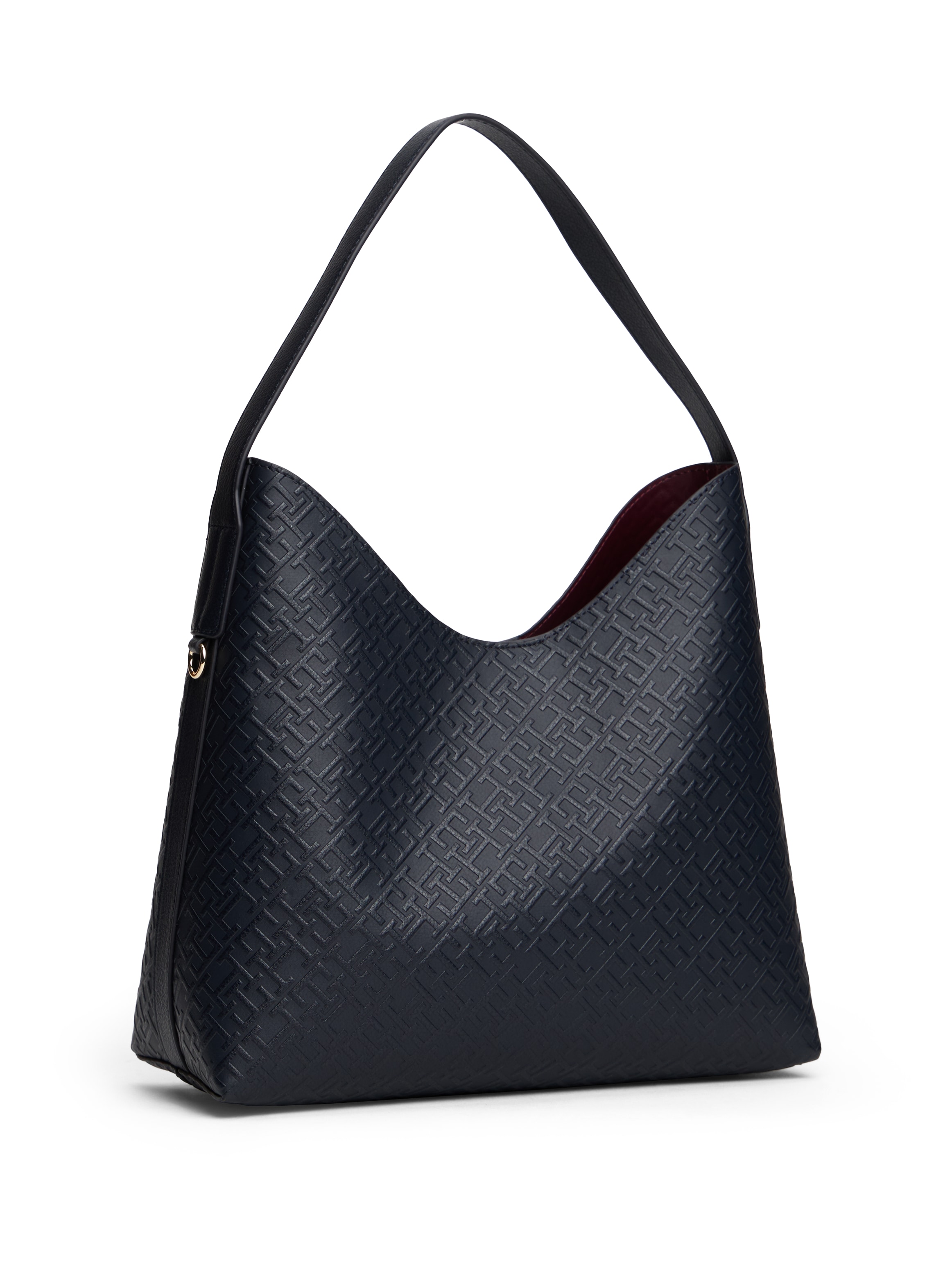 Tommy Hilfiger Schultertasche »TH ICON SHOULDER BAG MONO« , Damen Tragetasche, Shopper mit TH-Label