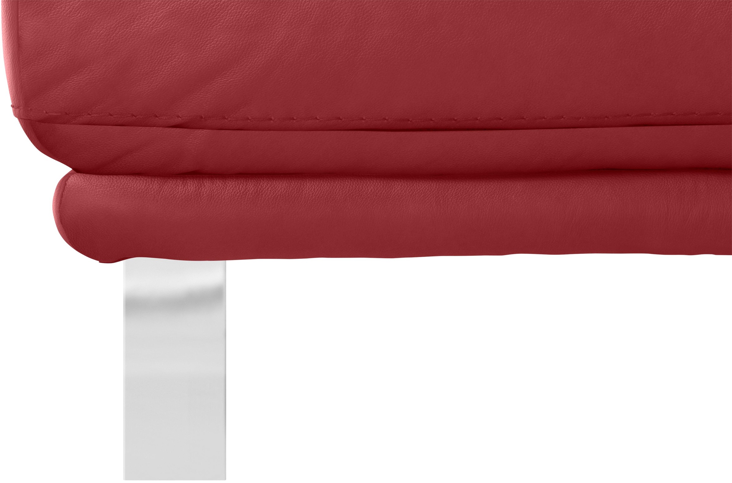 W.SCHILLIG Hocker »montanaa«, mit Metallkufen in Chrom glänzend, Breite 71 cm