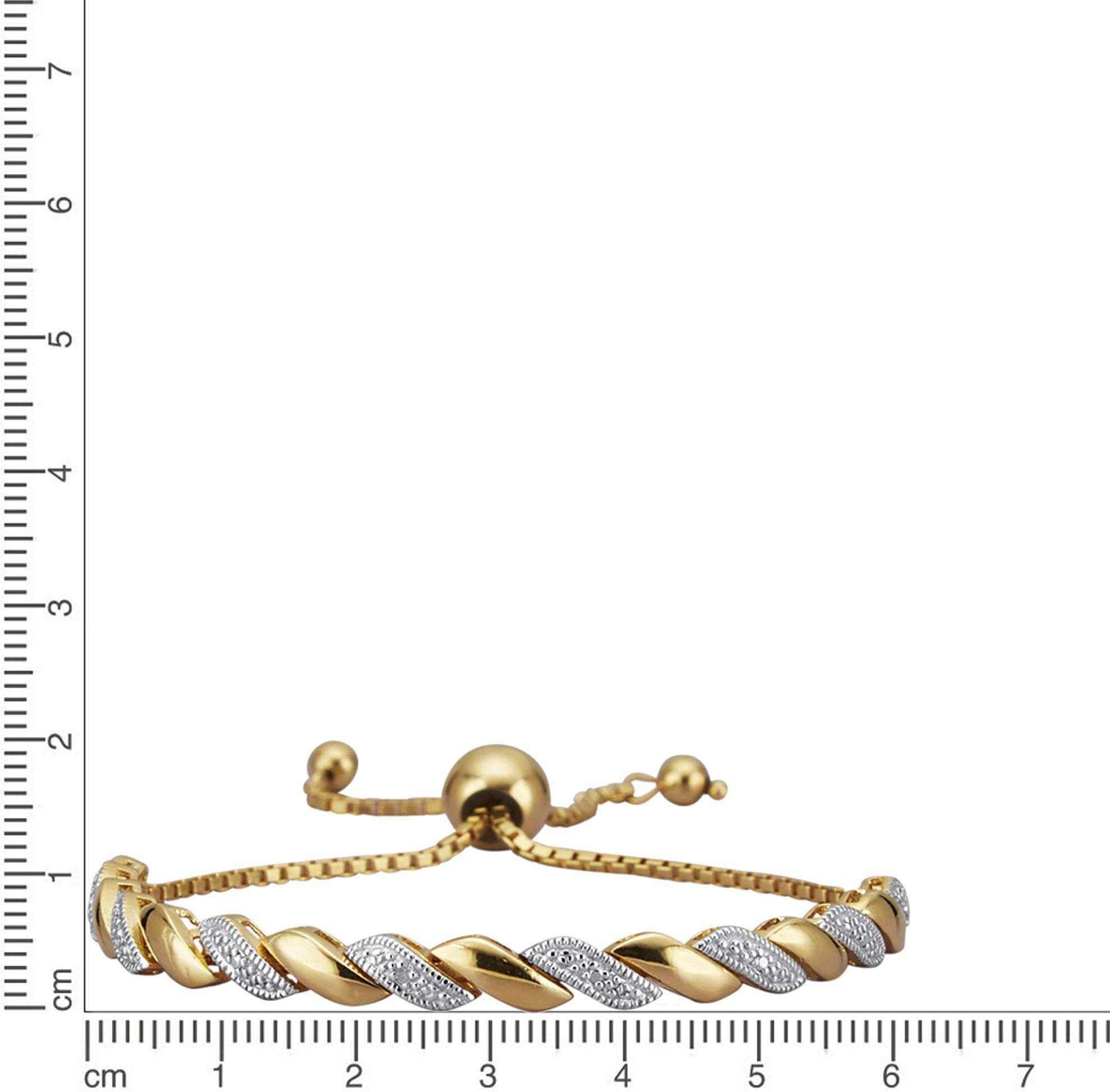 Firetti Armband »Schmuck Geschenk Silber 925 Armschmuck Armkette«, mit Diamant
