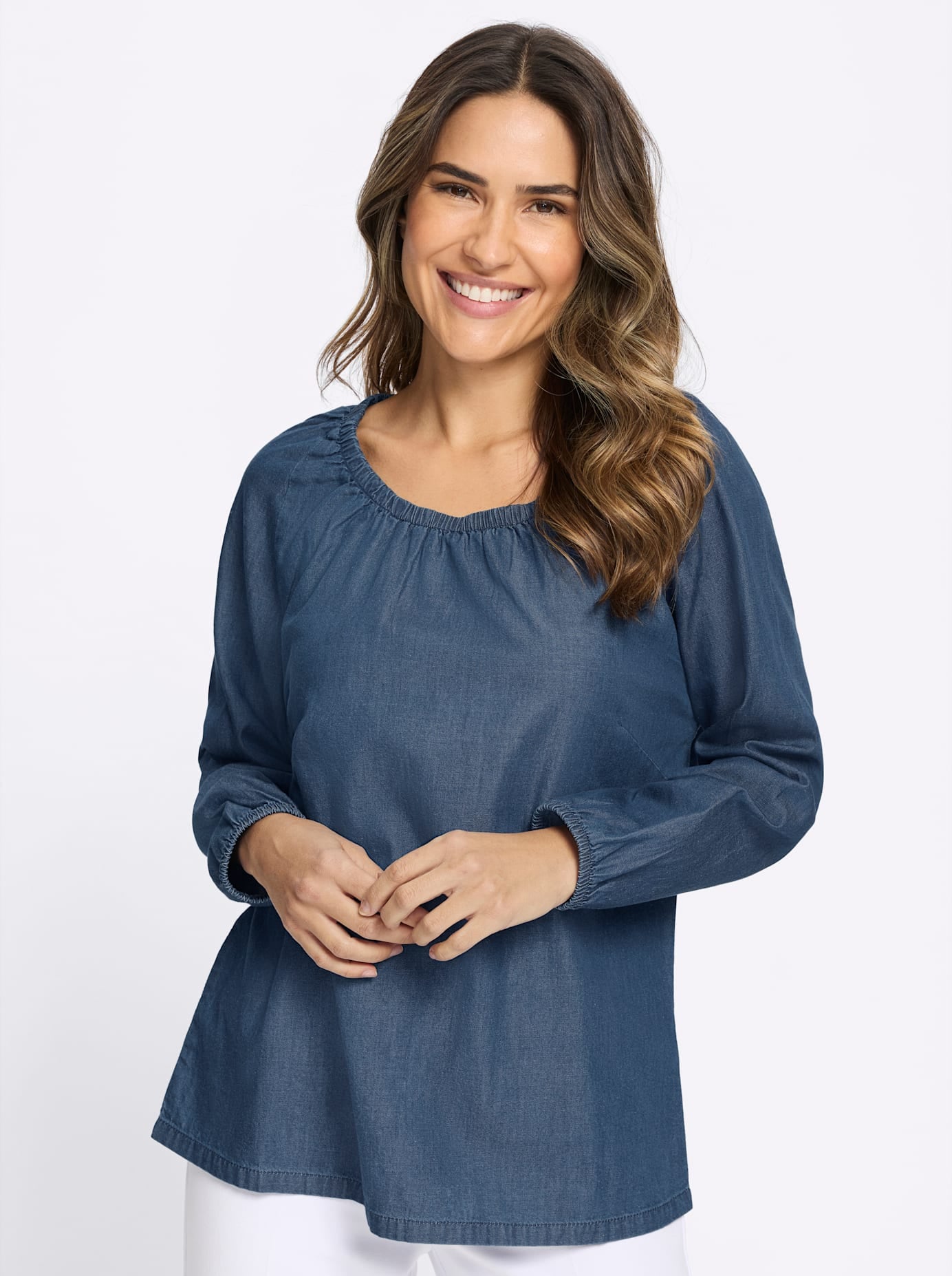 Classic Basics Jeansbluse