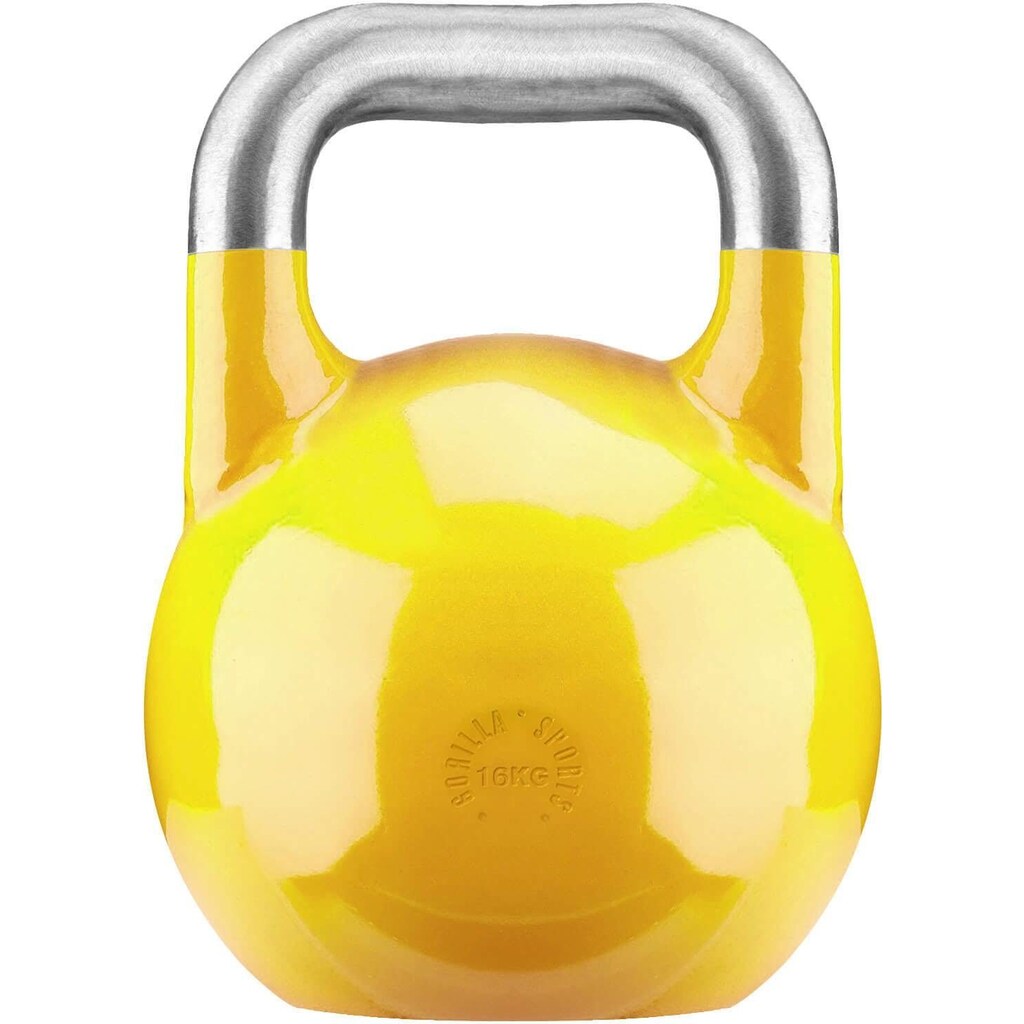 GORILLA SPORTS Kettlebell »Kettlebell Competition Gelb 16 kg«