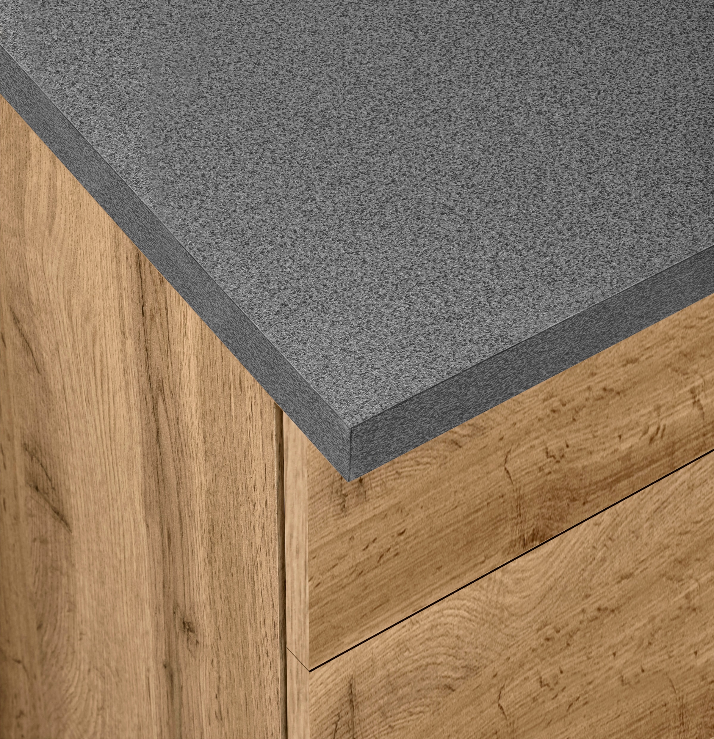 KOCHSTATION Küchenzeile »KS-Colmar« ohne E-Geräte, Breite 330 cm