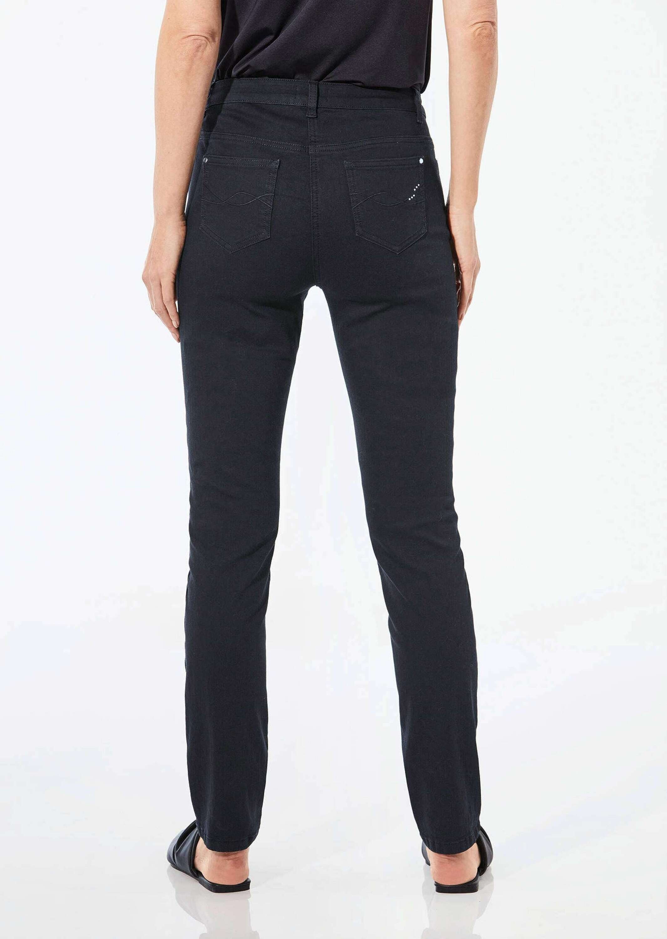 GOLDNER Regular-fit-Jeans »Lange Freizeithose BELLA mit Formbund«