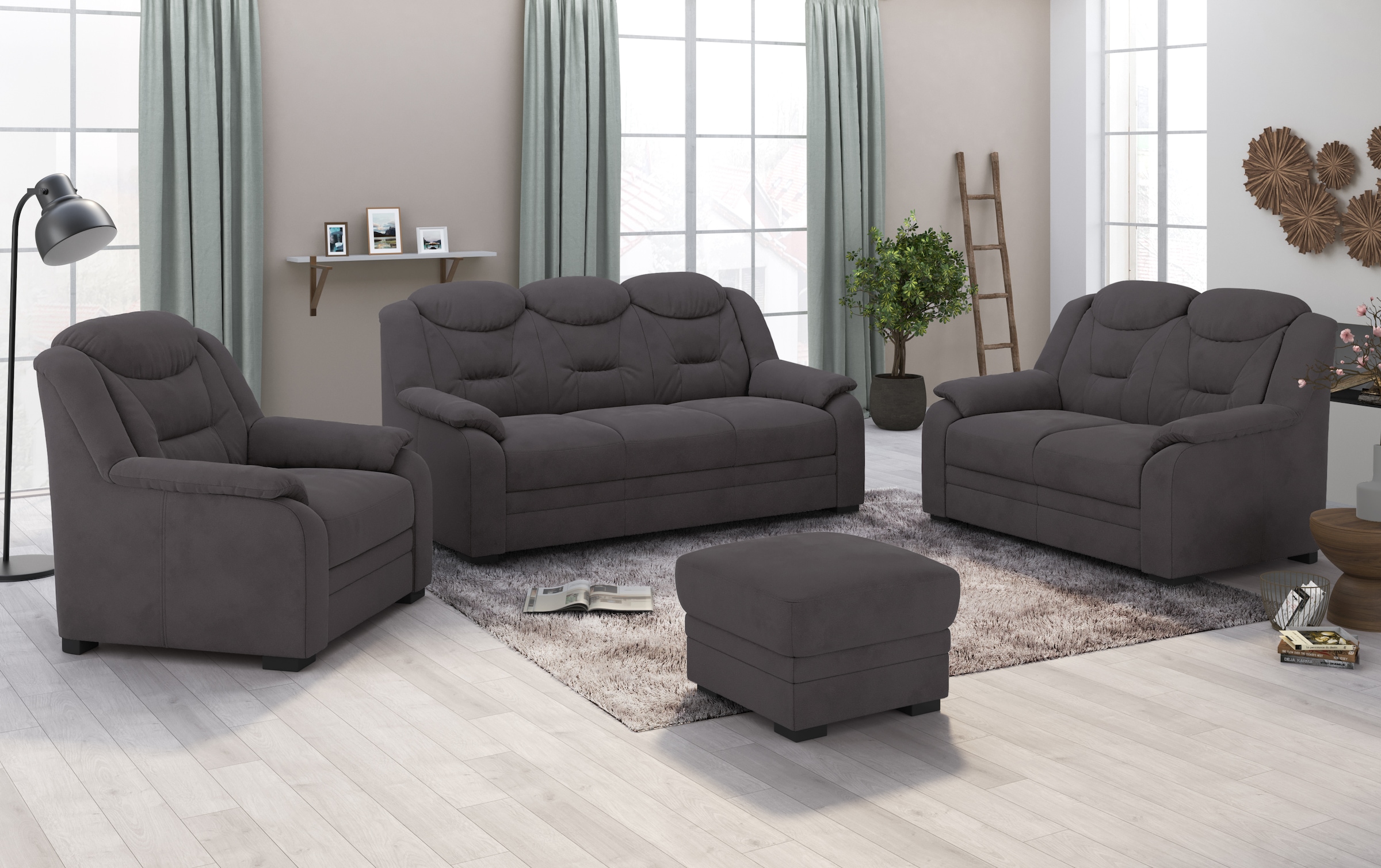 COTTA 3-Sitzer »Marcus«, Sofa mit hoher Rückenlehne