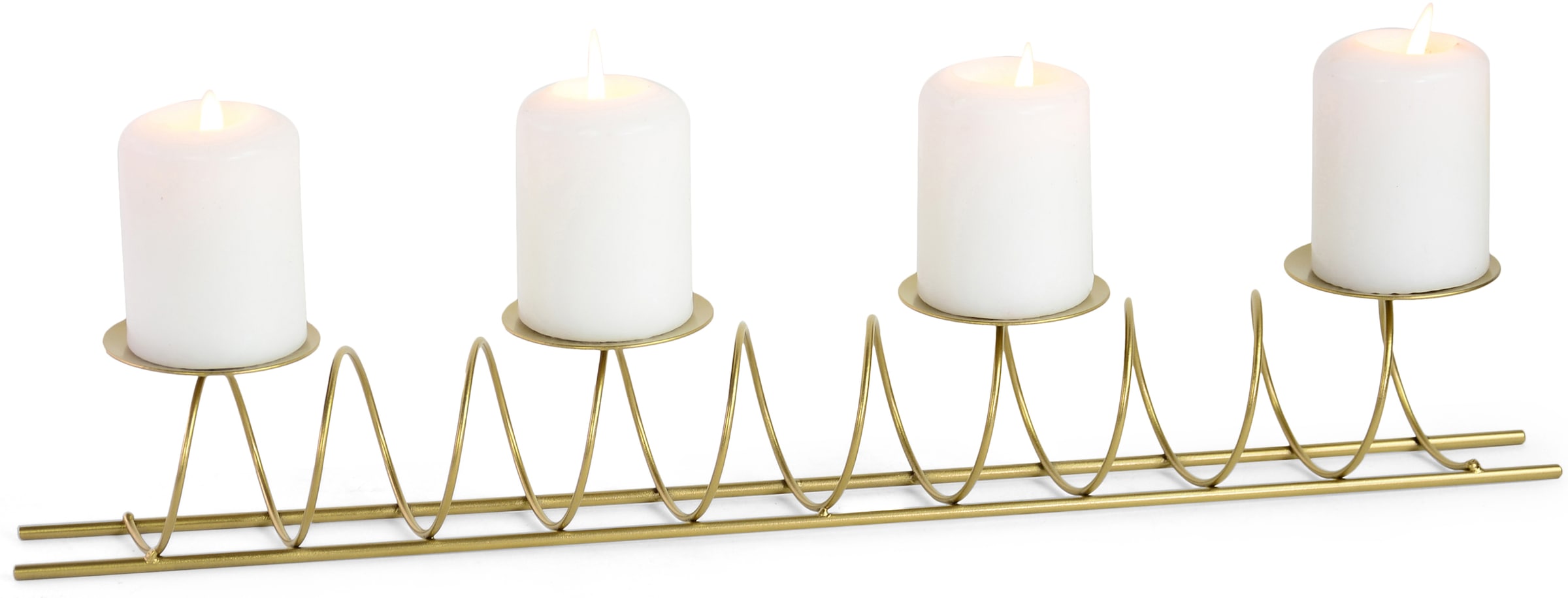 St.), RIFFELMACHER OTTO Kerzenhalter Adventsleuchter Metall, Weihnachtsdeko«, bestellen besonderen WEINBERGER 4-flammig (1 & »Spirale, bei aus Design, im