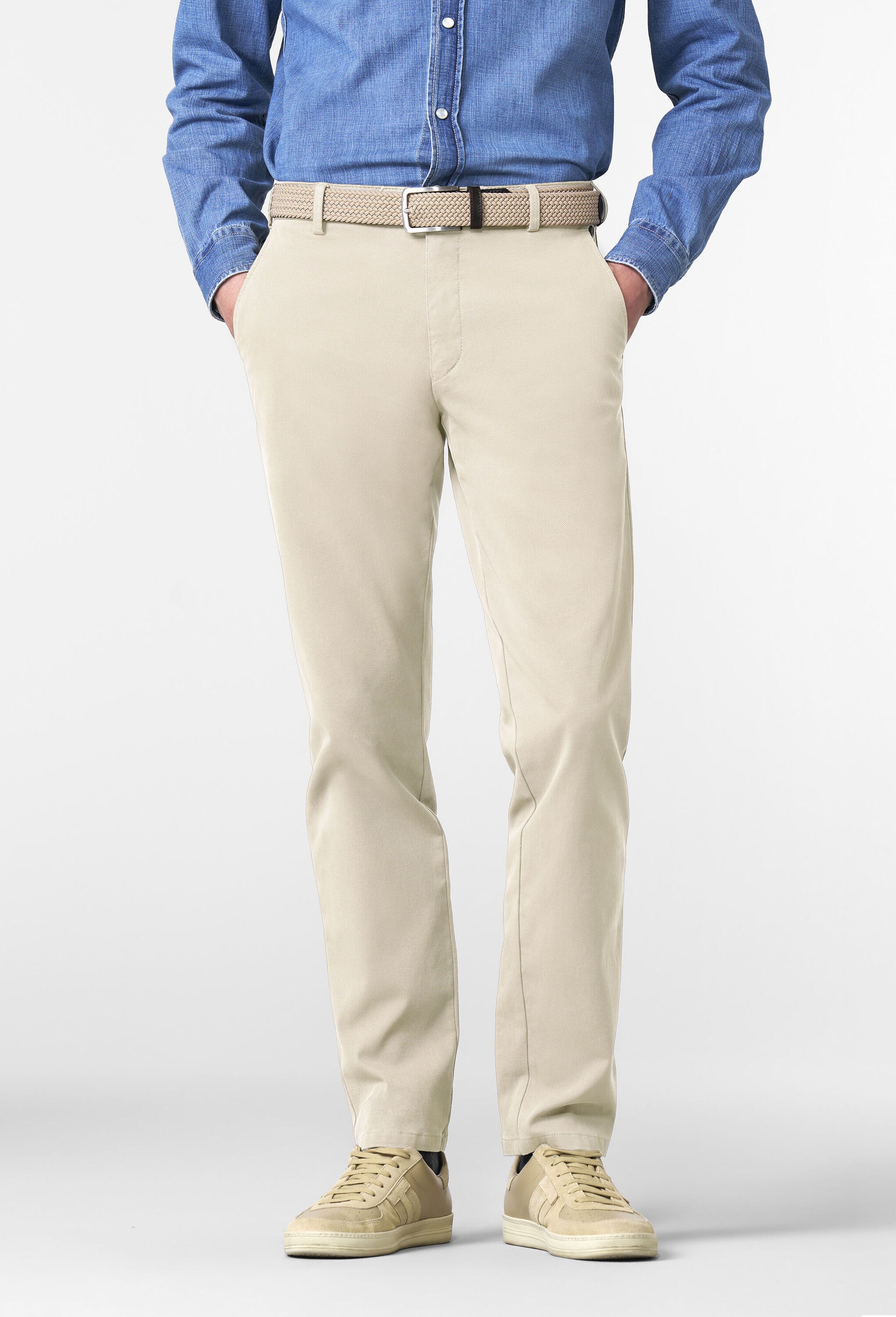 MEYER Chinohose »BONN«  aus Winter-Canvas