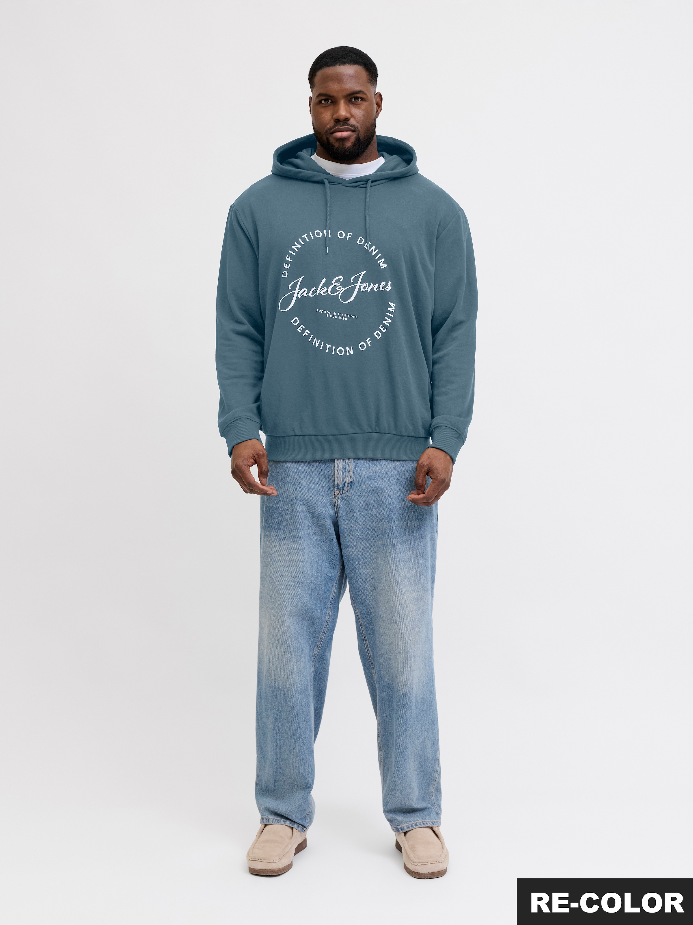 Jack & Jones PlusSize Kapuzensweatshirt »JJGRAYSON SWEAT HOOD PLS«
