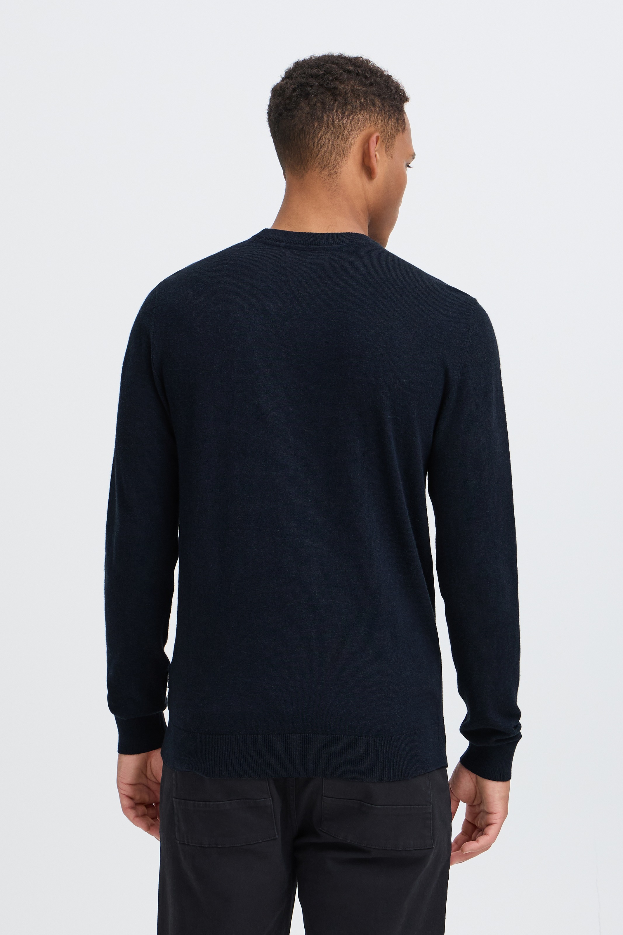 Blend Rundhalspullover »BHBAGGE CREW KNIT« Baumwollmischung, regular fit