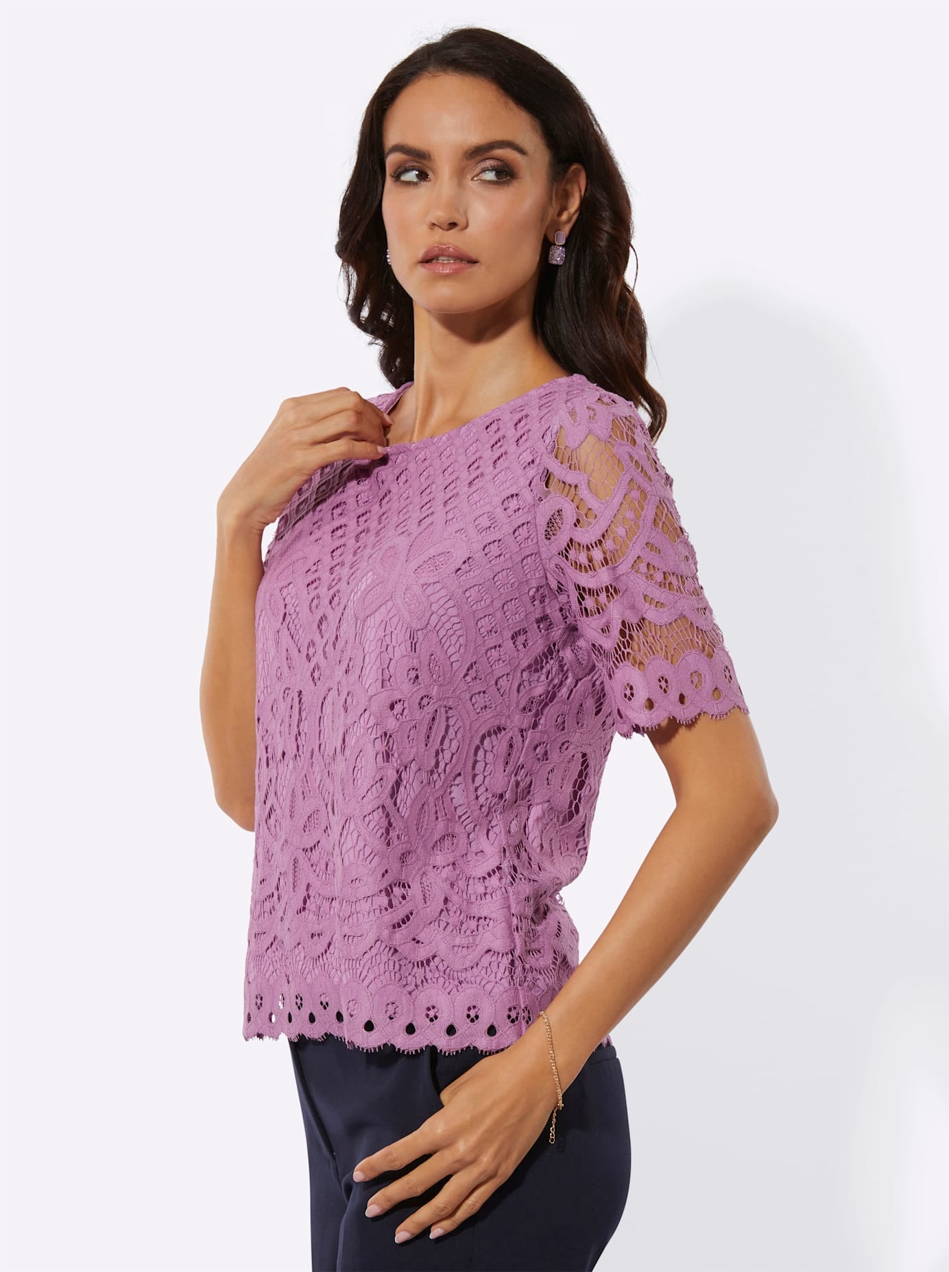 creation L Spitzenshirt »Spitzenshirt« 1 tlg.