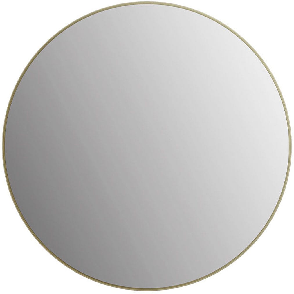 Talos Badspiegel »Picasso gold Ø 80 cm«, hochwertiger Aluminiumrahmen