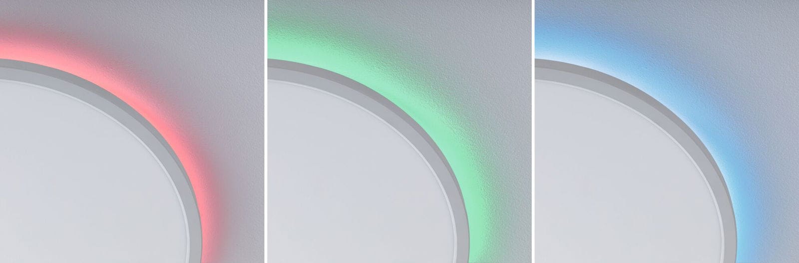 Paulmann LED Panel »LED Panel Atria Shine rund, RGB+ dimmbar« 1 Stk. Tageslichtweiß Farbwechsler & Farbsteuerung