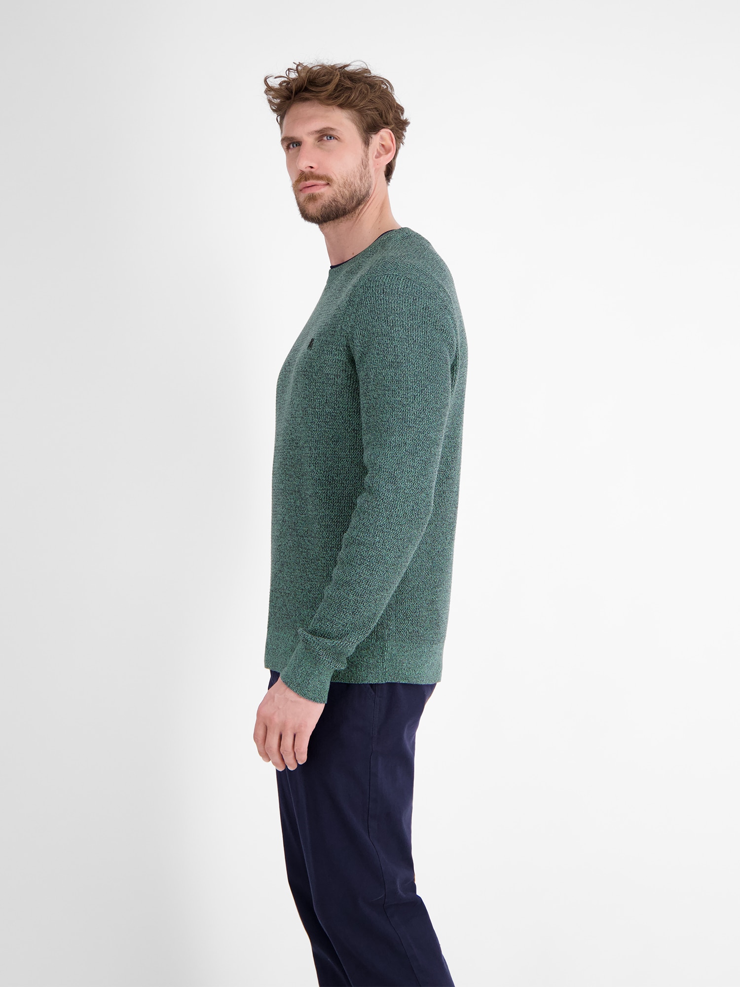 LERROS Strickpullover »LERROS Herren Strickpullover in Strukturqualität«