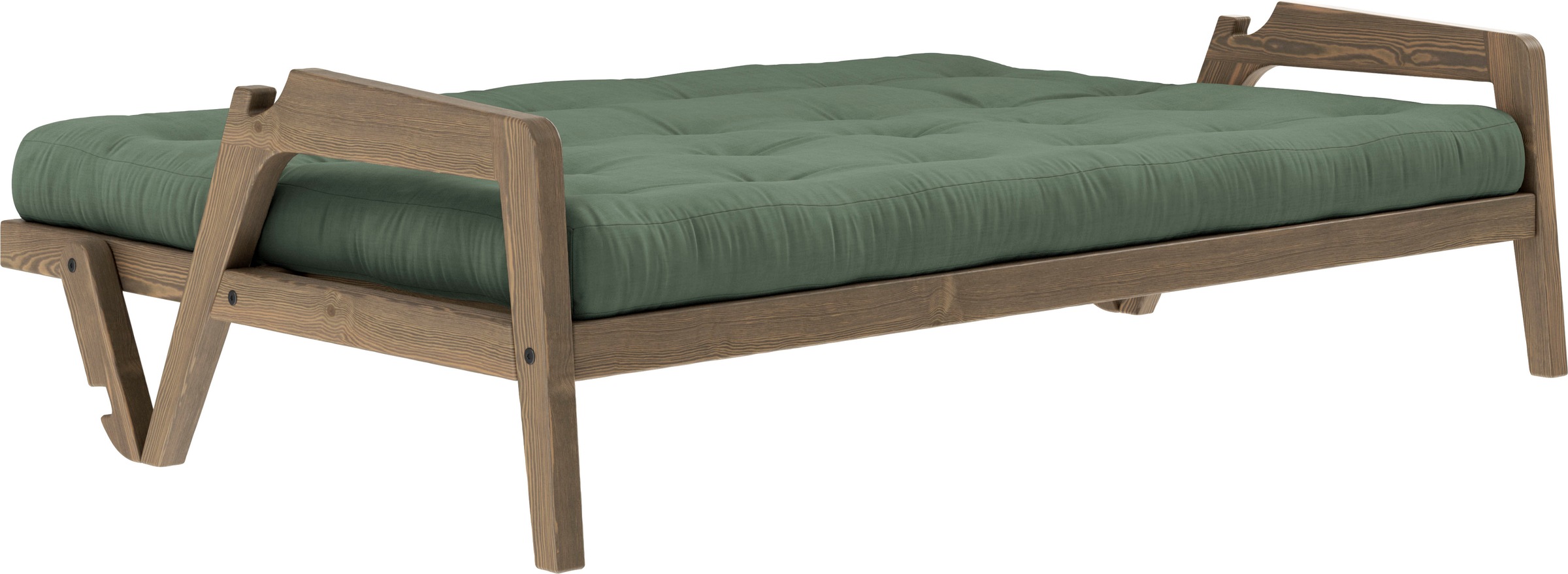 Karup Design Schlafsofa, Mit Holzstruktur, inkl. Futonmatratze, Liegefläche 130x190 cm