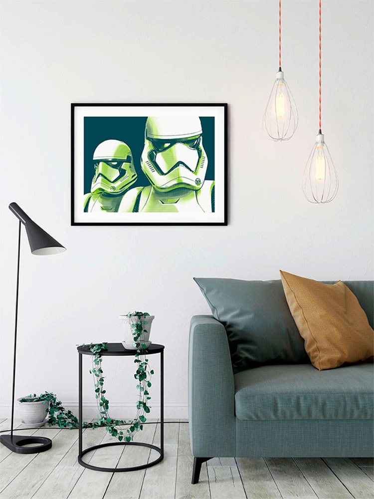 Komar Bild »Star Wars Faces Stormtrooper« Star Wars 1 Stk. tlg. Wandbild zur Dekoration im Kinderzimmer - ohne Rahmen