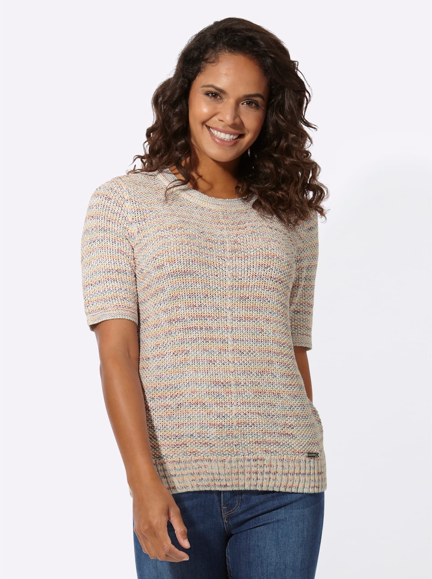 Casual Looks Kurzarmpullover »Pullover«