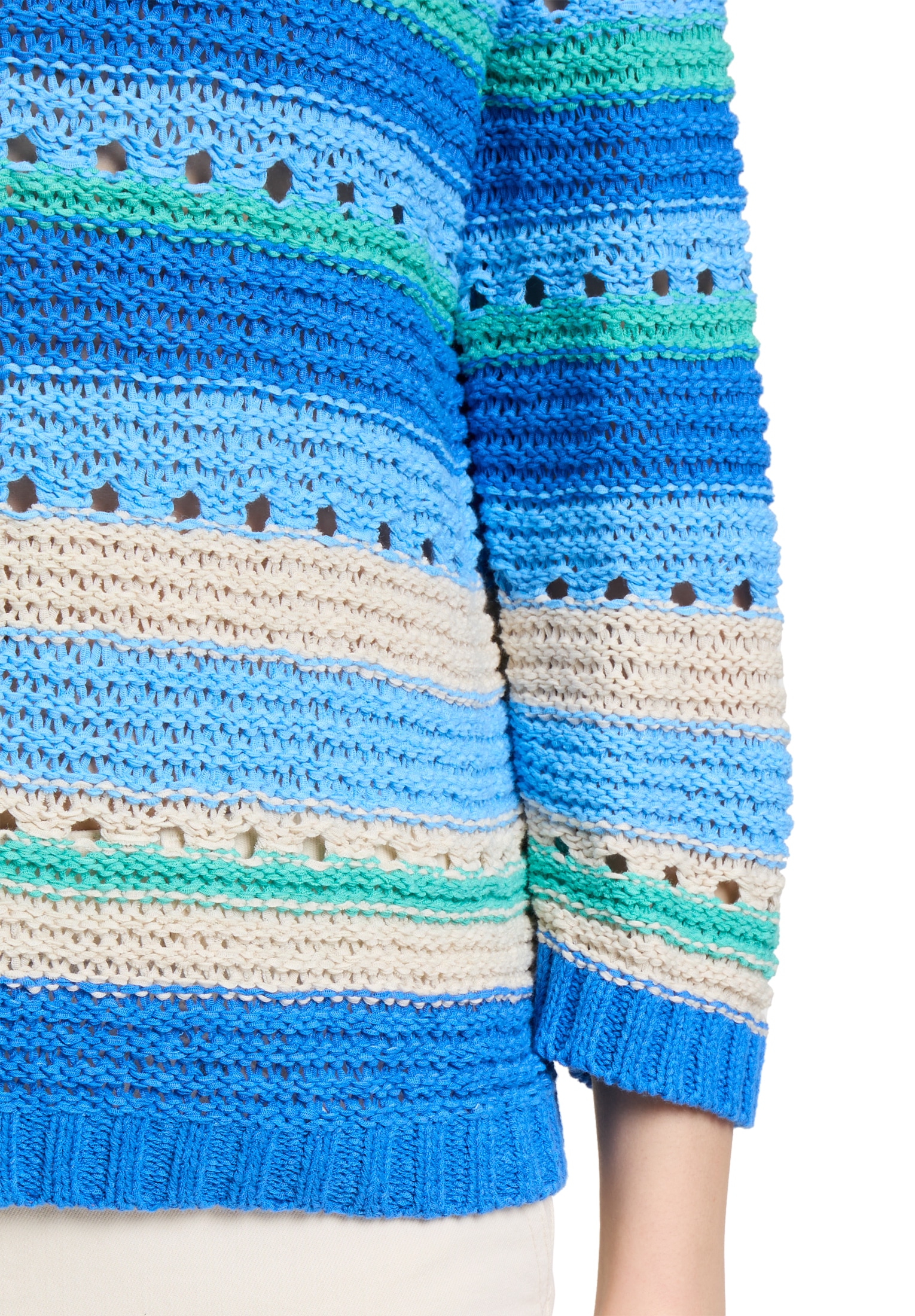 Betty Barclay Rundhalspullover »Grobstrick-Pullover mit Ringel«